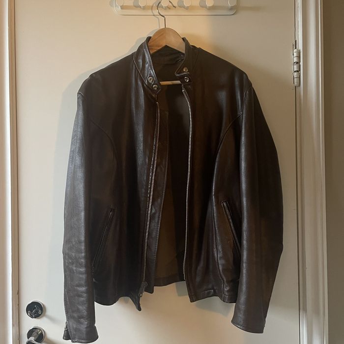 Vintage Brown Leather Jacket | Grailed