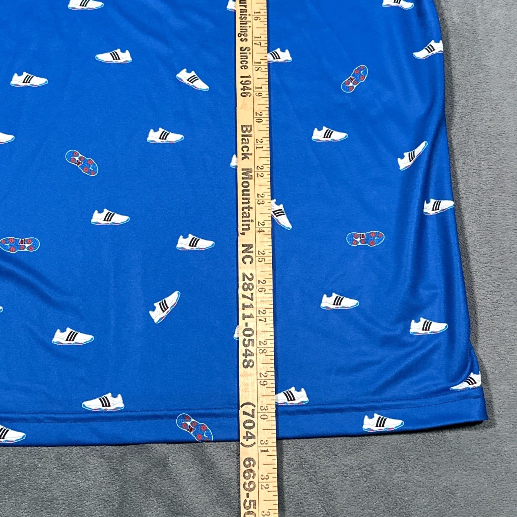 Adidas Adidas Shirt Polo Large Blue Yeezy Ultraboost All Over Print AOP Golf Mens Size US L / EU 52-54 / 3 - 6 Thumbnail