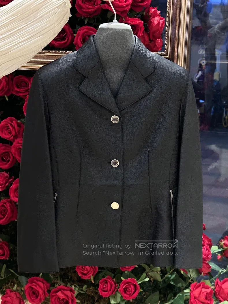 Hermes Hermes Women's Black Leather Jacket Size XS / US 0-2 / IT 36-38 - 1 Thumbnail
