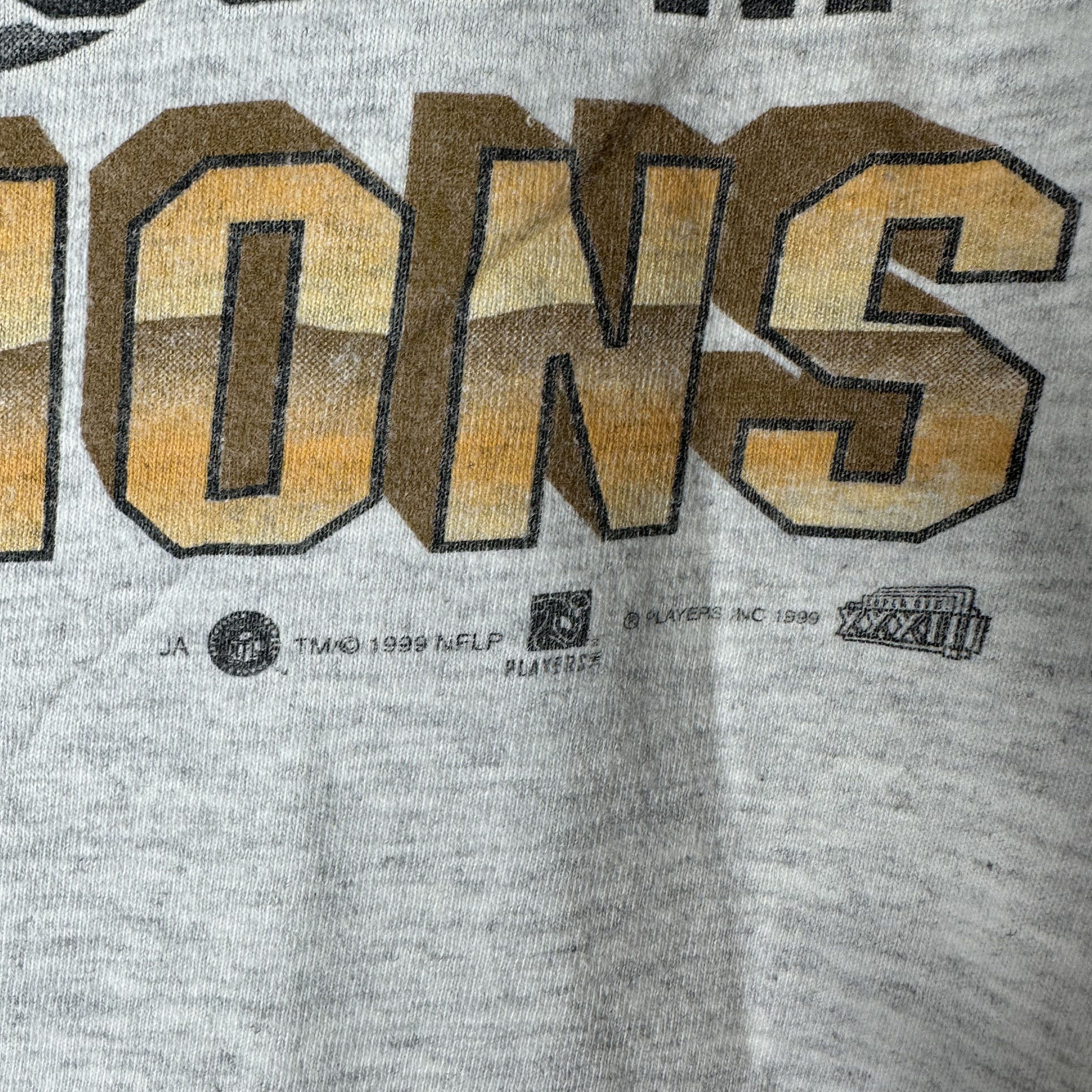 Vintage ​Vintage 1998 Atlanta Falcons NFC Champions Graphic T-shirt Size US XL / EU 56 / 4 - 3 Thumbnail