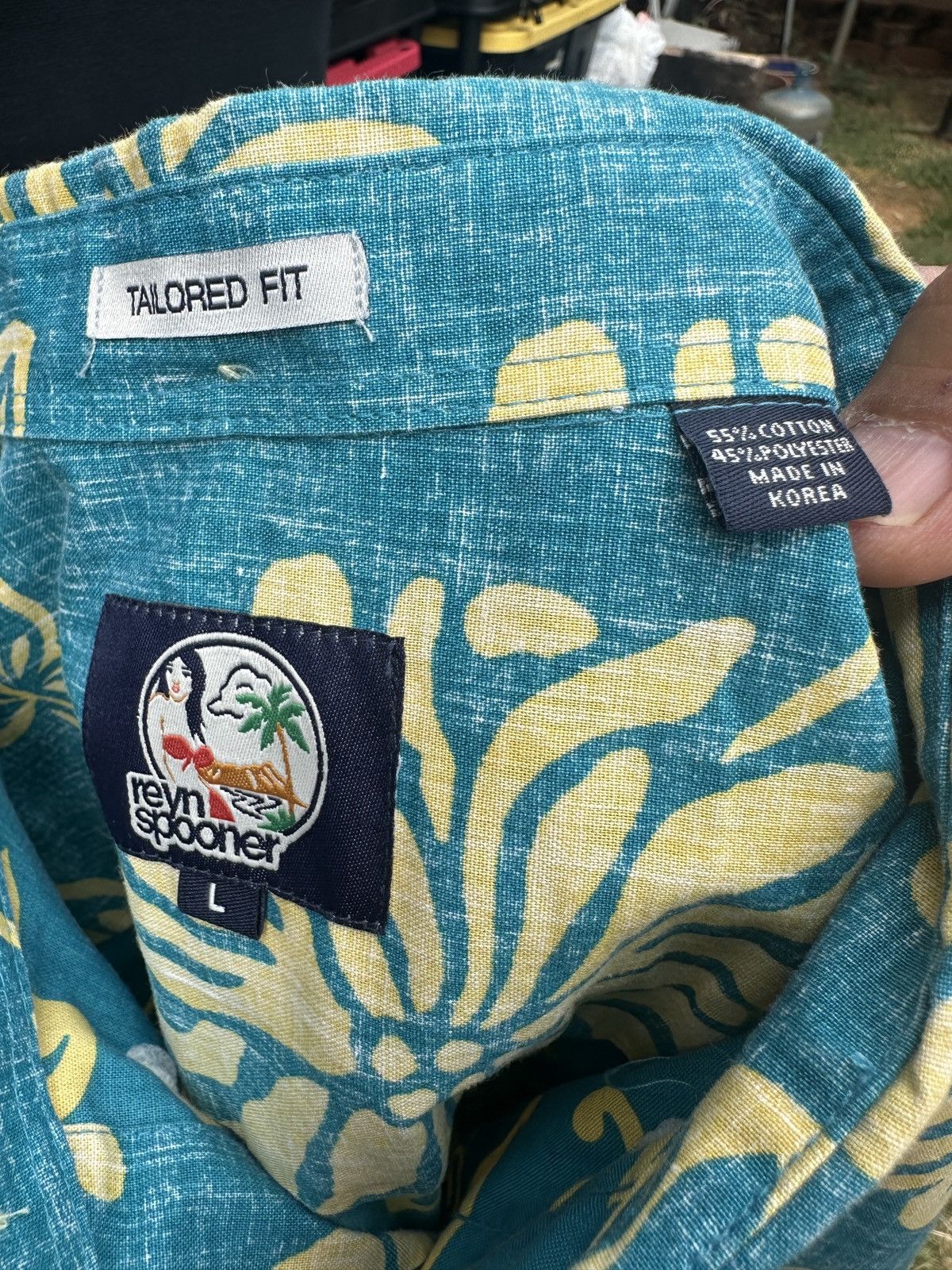 Reyn Spooner Reyn Spooner Tailored Multicolored Hawaiian Print Men's L Size US L / EU 52-54 / 3 - 4 Thumbnail