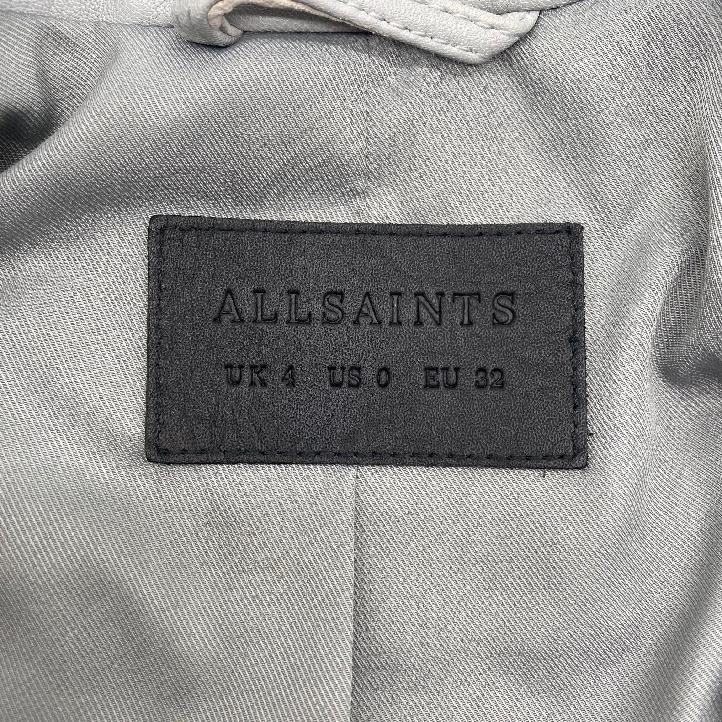 Allsaints All Saints Sheep Skin Ryders Jacket Size XS / US 0-2 / IT 36-38 - 4 Thumbnail