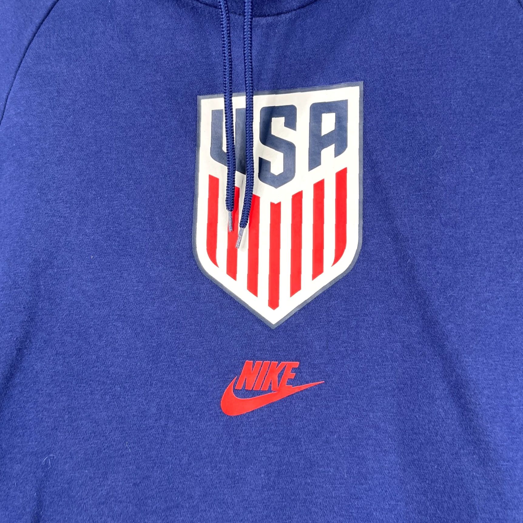 Nike Nike USA Print Hoodie Sweatshirt Pullover Thumbholes Mens Small Pocket Size US S / EU 44-46 / 1 - 4 Thumbnail