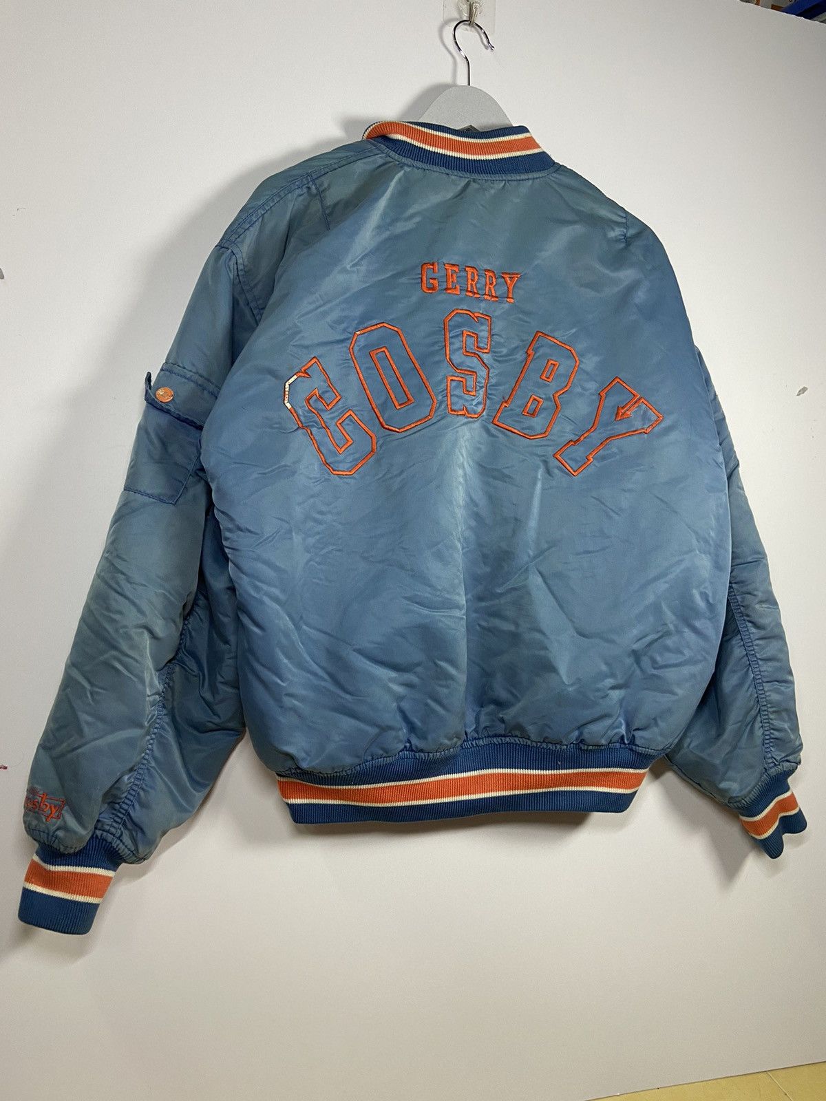 Vintage VINTAGE GERRY COSBY NEW YORK BOMBER JACKET Size US XXL / EU 58 / 5 - 11 Thumbnail