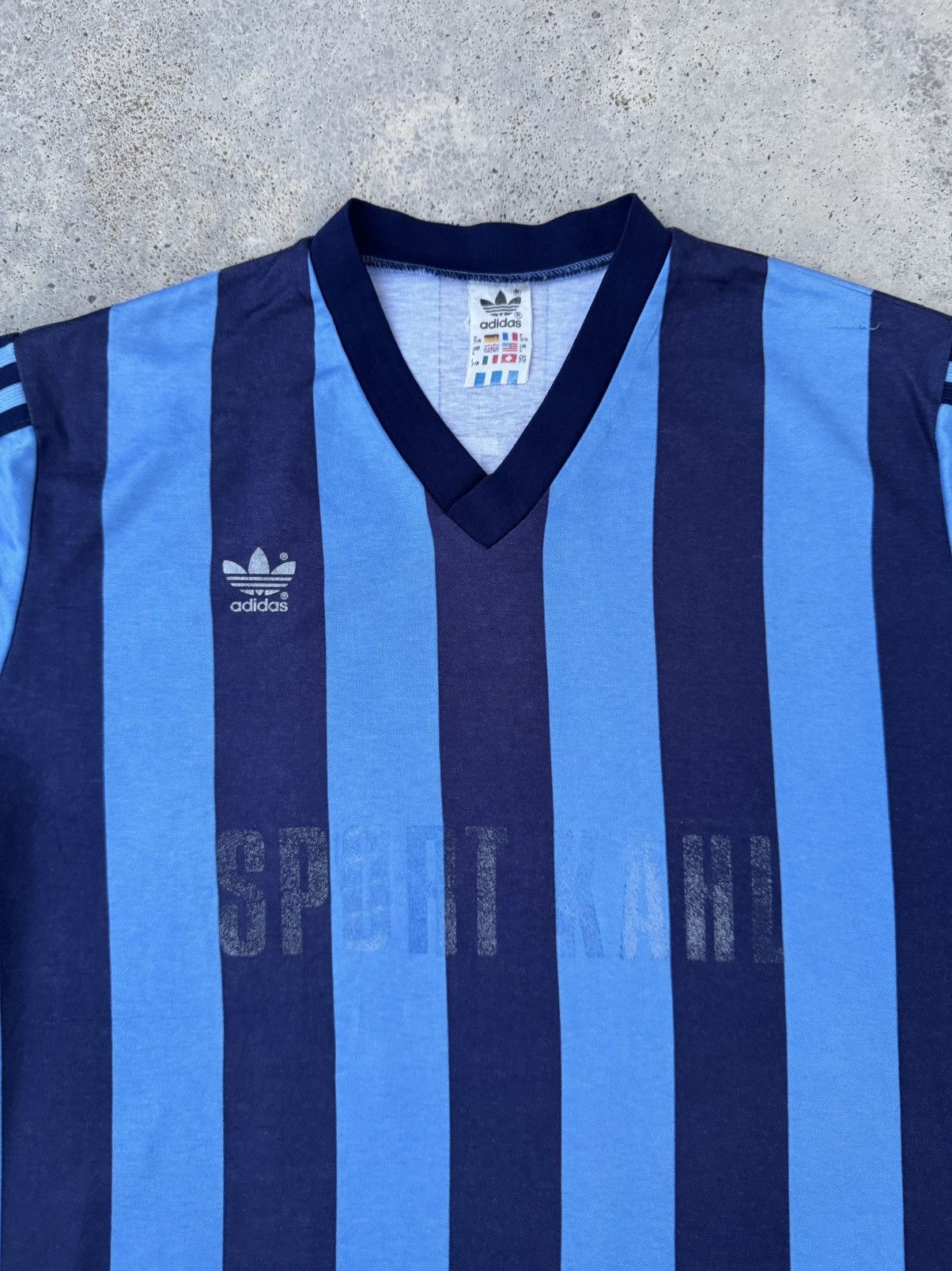 Adidas Vintage 80s Adidas West in Germany Soccer Jersey Size US M / EU 48-50 / 2 - 2 Thumbnail