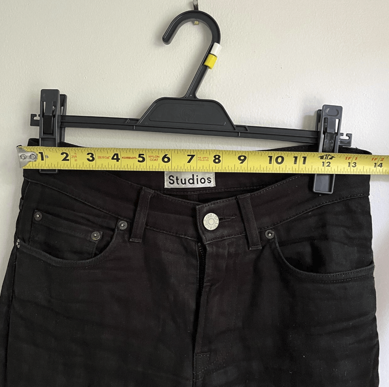 Acne Studios Acne Studios Ace Stay Cash Jeans Black Size 27 Size US 27 - 2 Thumbnail