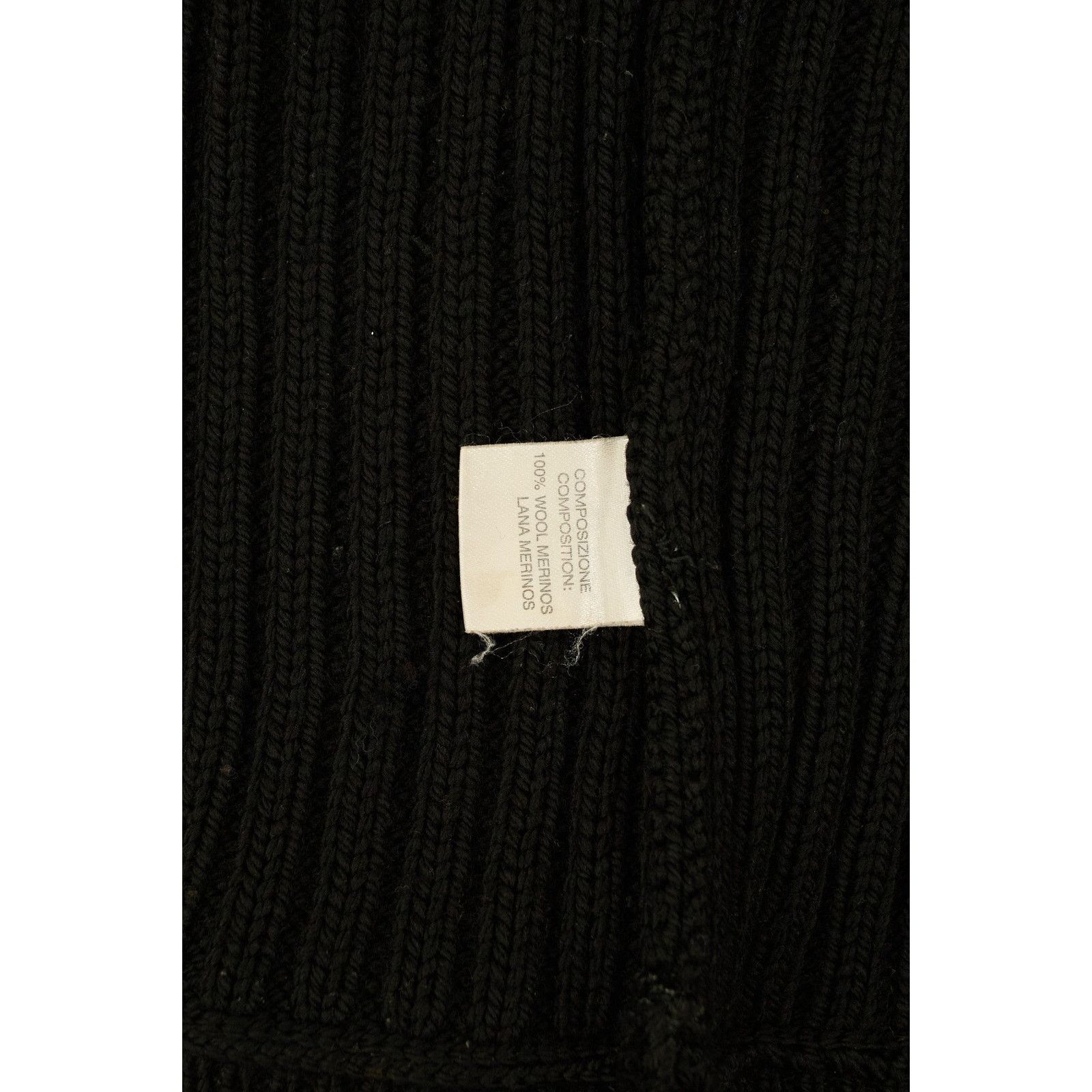 Yves Saint Laurent by Tom Ford Rive Gauche Black Wool Knit Sweater Size L / US 10 / IT 46 - 6 Thumbnail