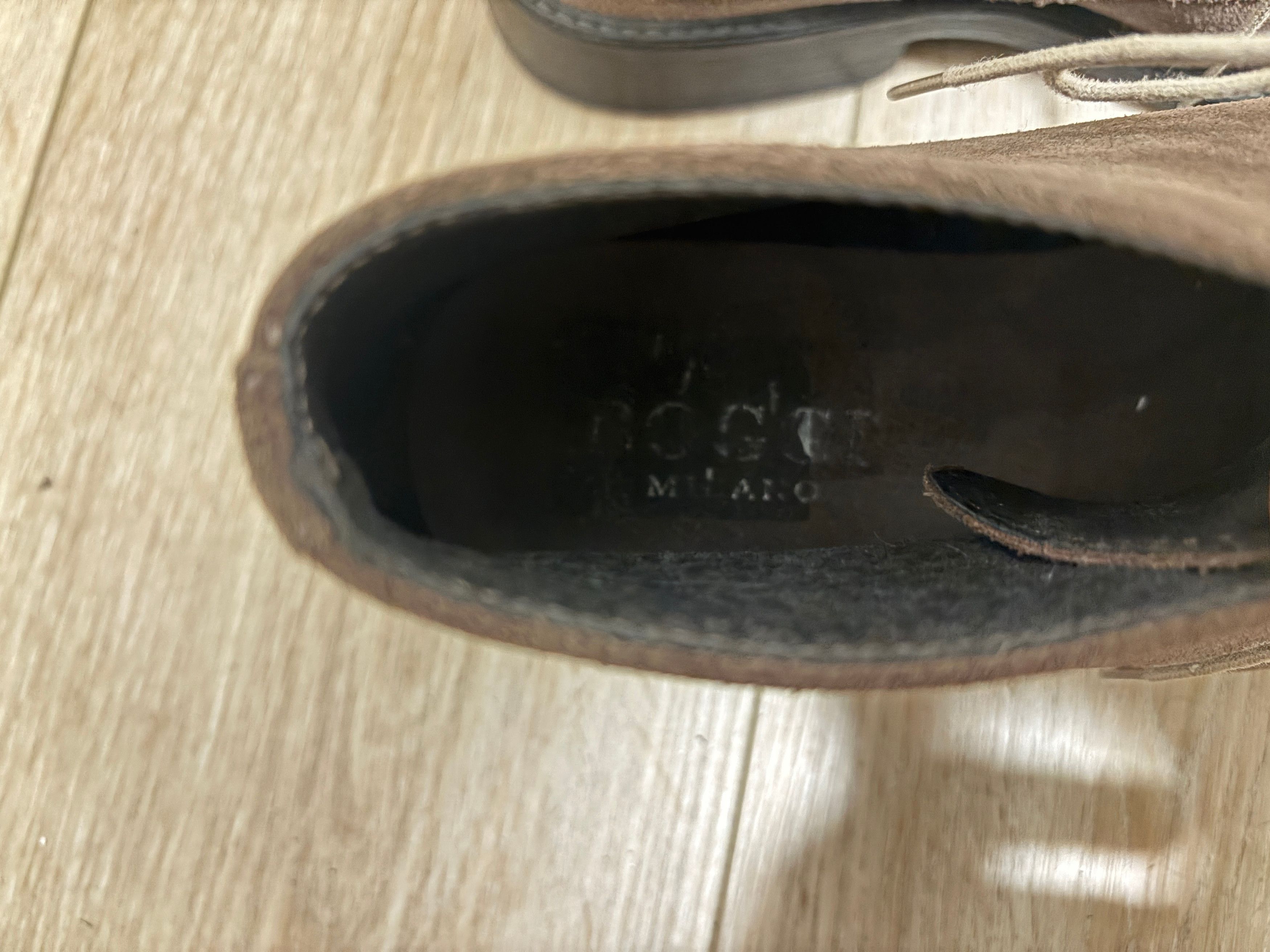 Boggi $280 Light Brown/ Taupe Suede Chukka Boots/ Shoes EU 40 US 7 Size US 8 / EU 41 - 6 Thumbnail