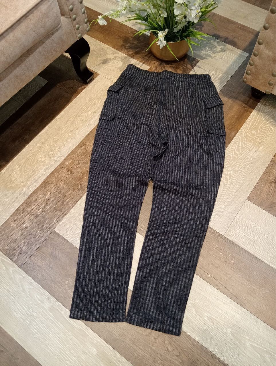 45rpm 45RPM JAPAN STRIPED WOOL SWEATPANTS Size US 29 - 7 Thumbnail