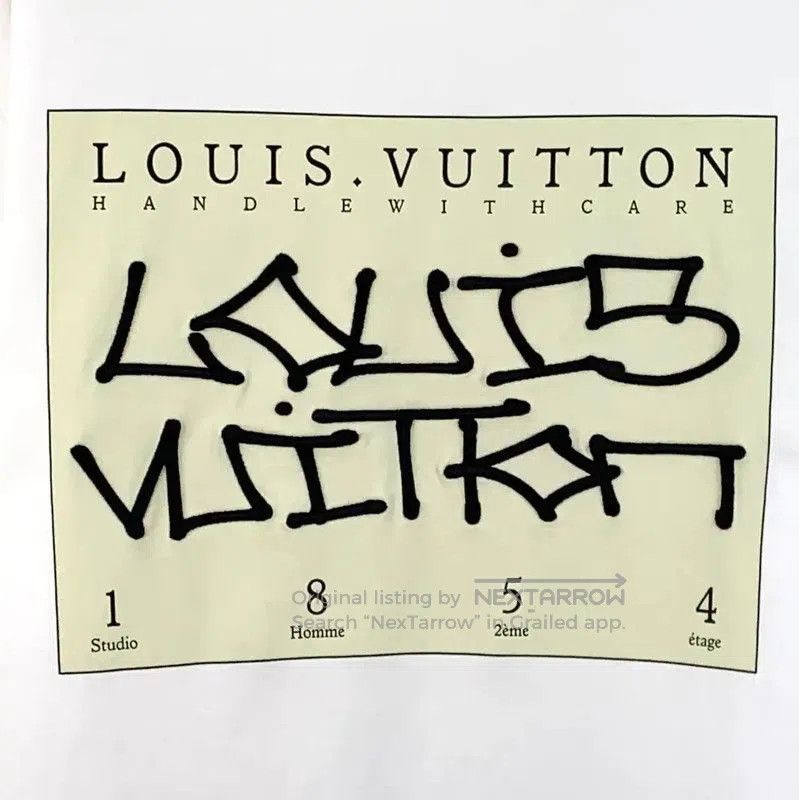 Louis Vuitton Louis Vuitton XXl White Cotton Women's T. Size XXL / US 16-18 / IT 52-54 - 3 Thumbnail