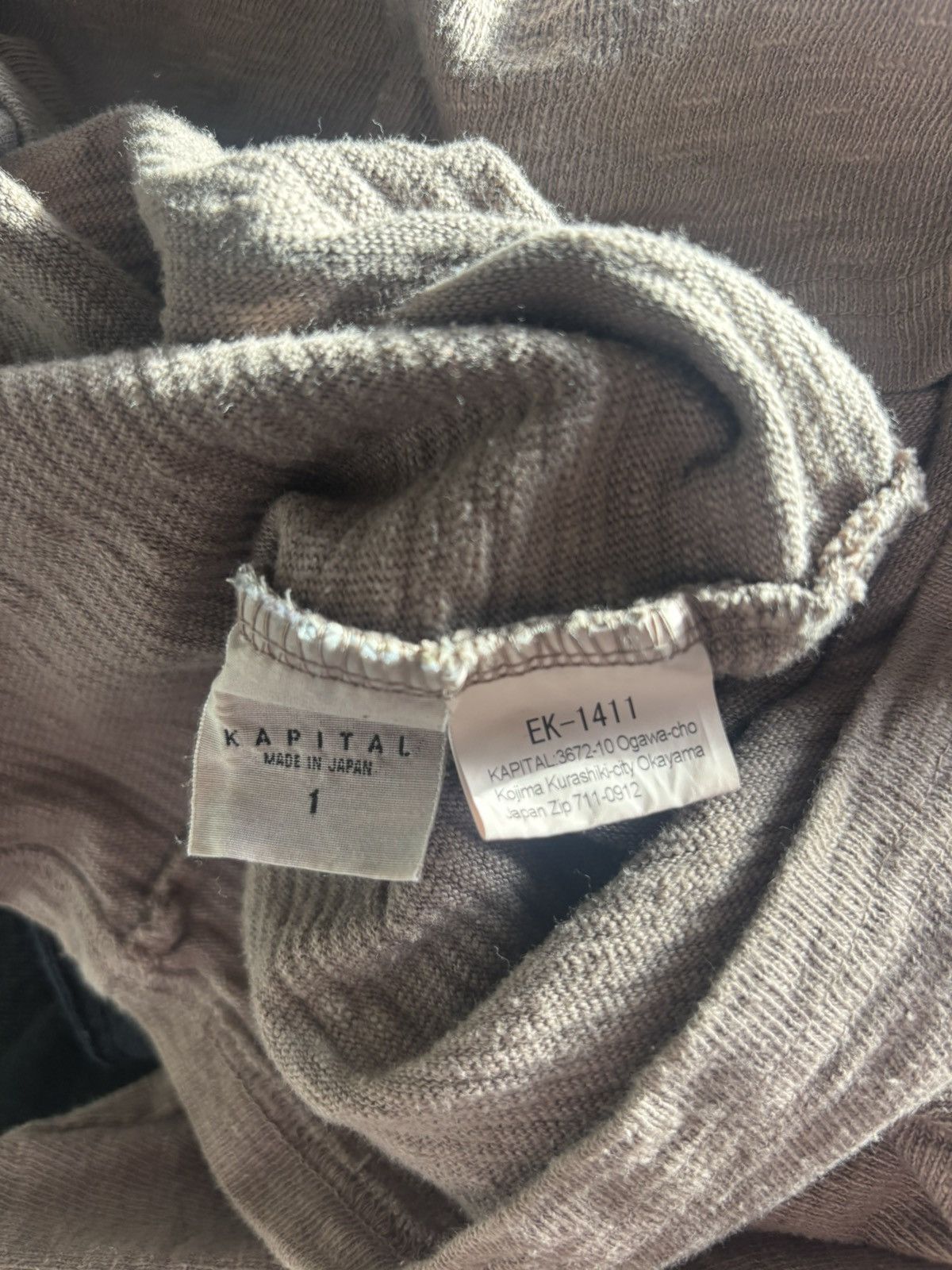 Kapital Kapital lose gauge over dyed long sleeve Size US S / EU 44-46 / 1 - 4 Thumbnail
