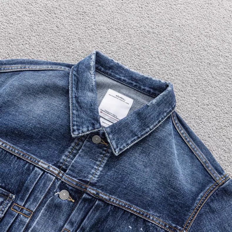 Visvim VisvimSS 101 JKT DMGD-1010 ink-splash denim jacket 2504-Nex Size US XL / EU 56 / 4 - 1 Thumbnail