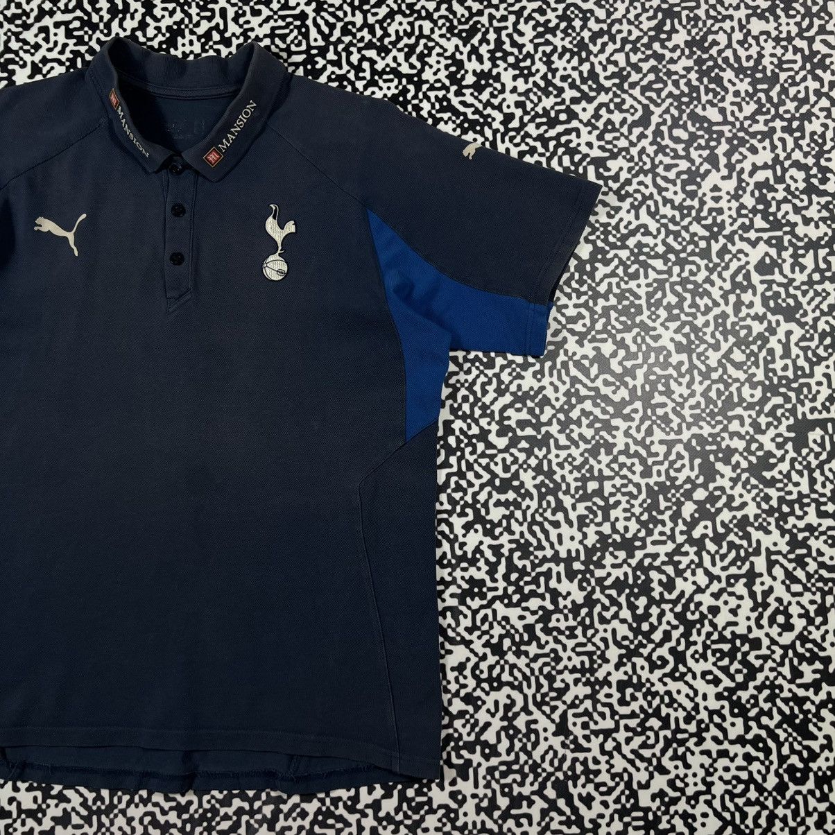 Puma Vintage Y2K Tottenham Soccer Football Faded Polo T-shirt Size US XL / EU 56 / 4 - 3 Thumbnail