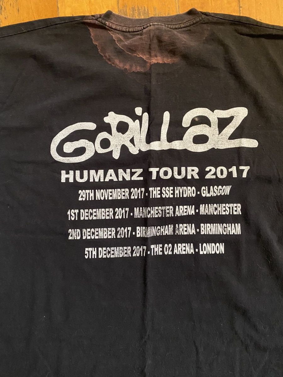 Band Tees × Vintage authentic gorillaz tour shirt Size US L / EU 52-54 / 3 - 4 Thumbnail