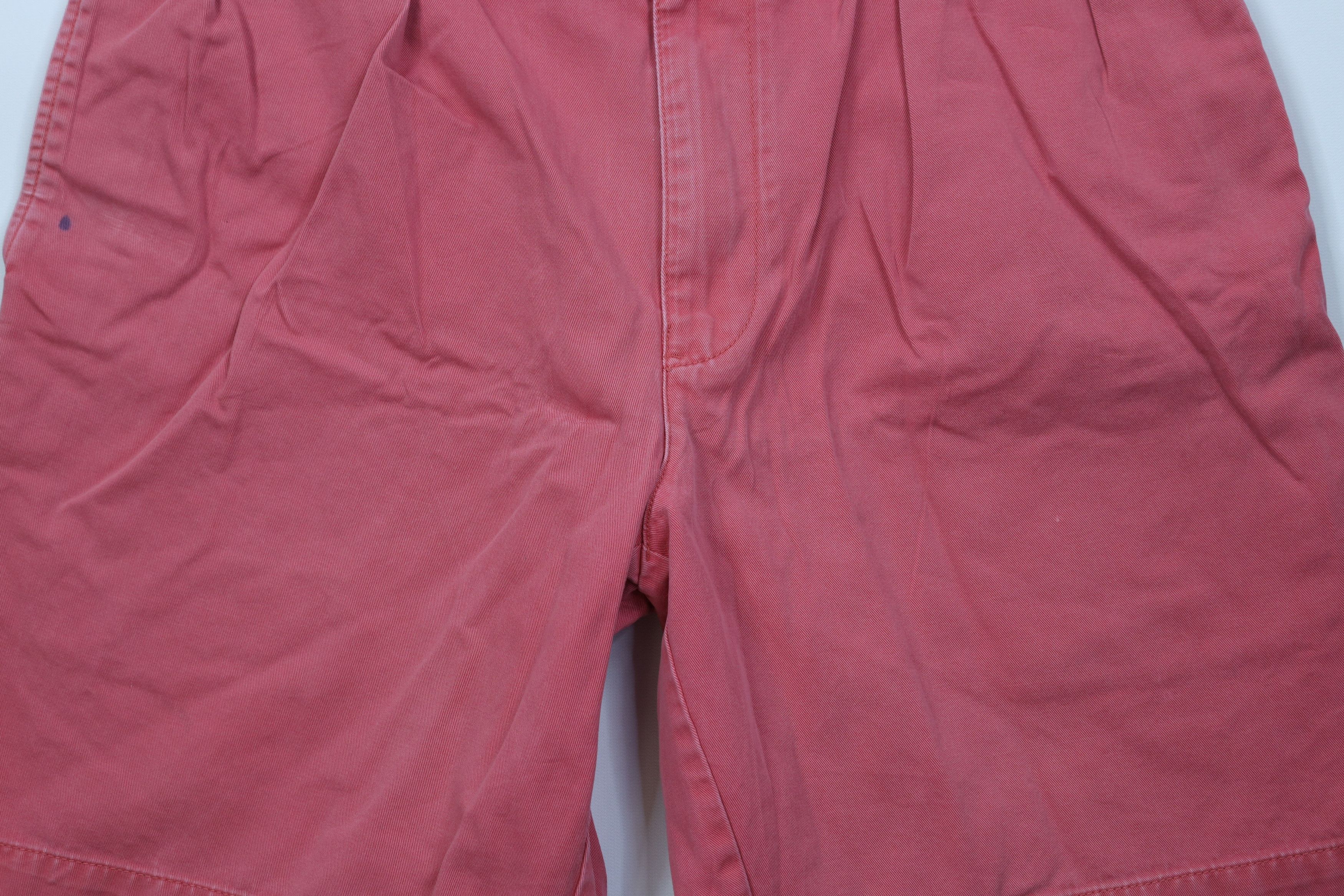 Ralph Lauren Vintage 90s Ralph Lauren Above Knee Chino Golf Shorts Pink Size US 34 / EU 50 - 3 Thumbnail