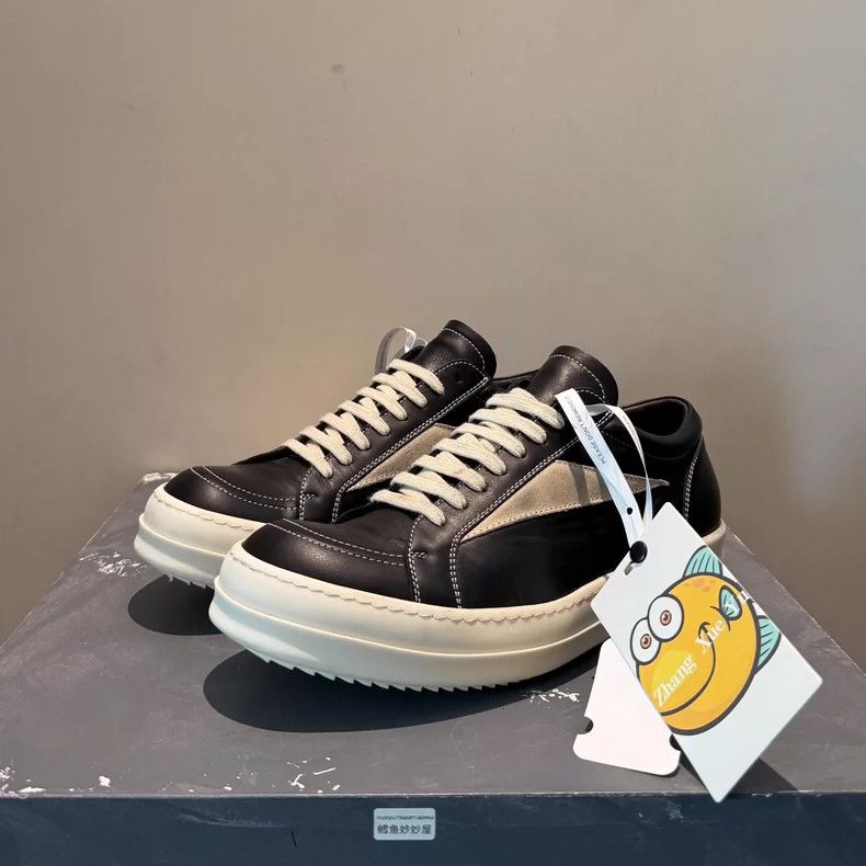 Rick Owens rick owens Cowhide classic low-top ro vans skateboard shoes Size US 9 / EU 42 - 1 Thumbnail