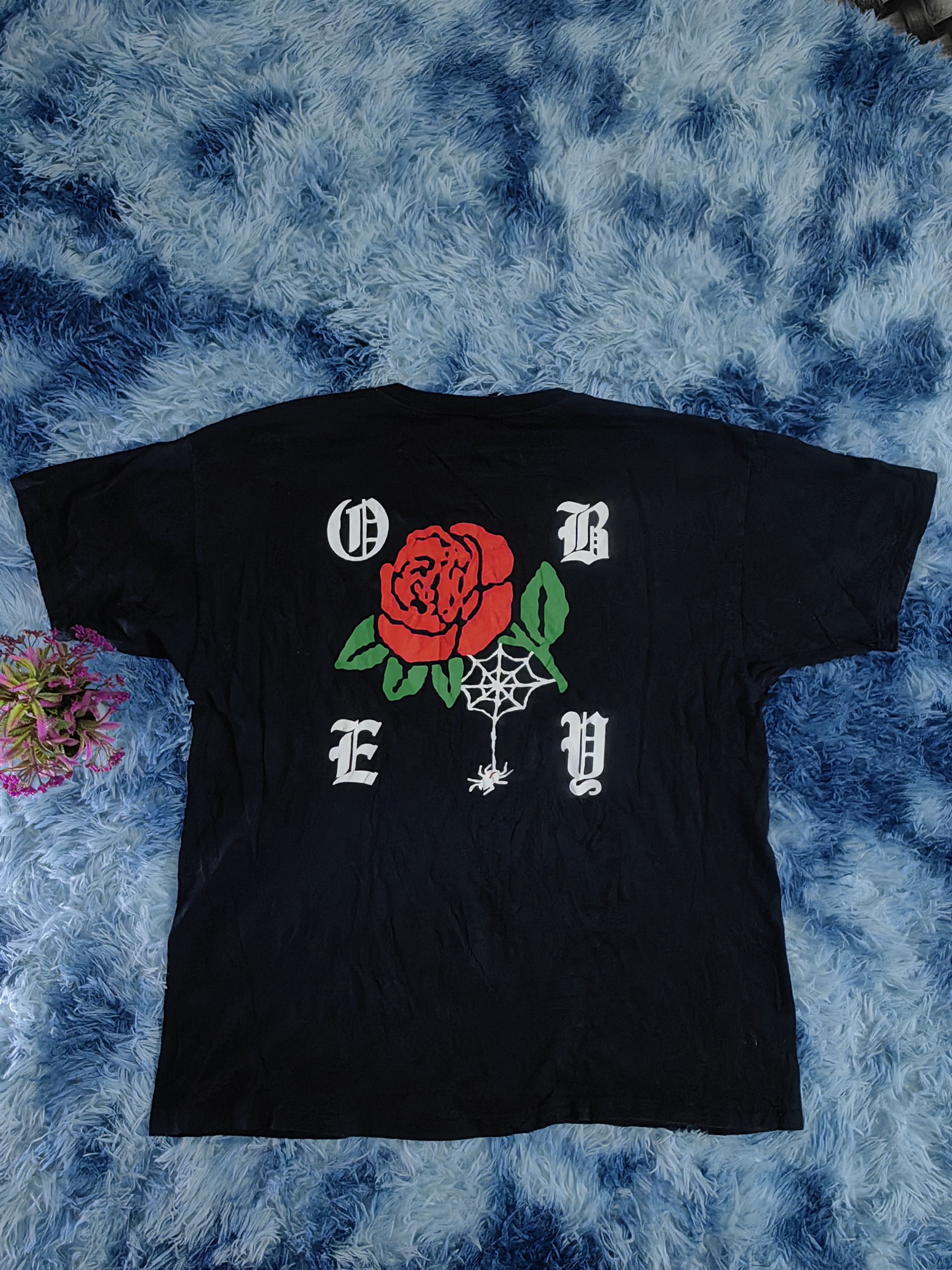 Obey rose t shirt hotsell