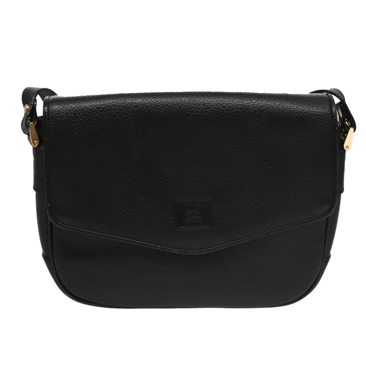 Burberry Black Leather Shoulder Bag (Pre-Owned) Size ONE SIZE - 1 Thumbnail