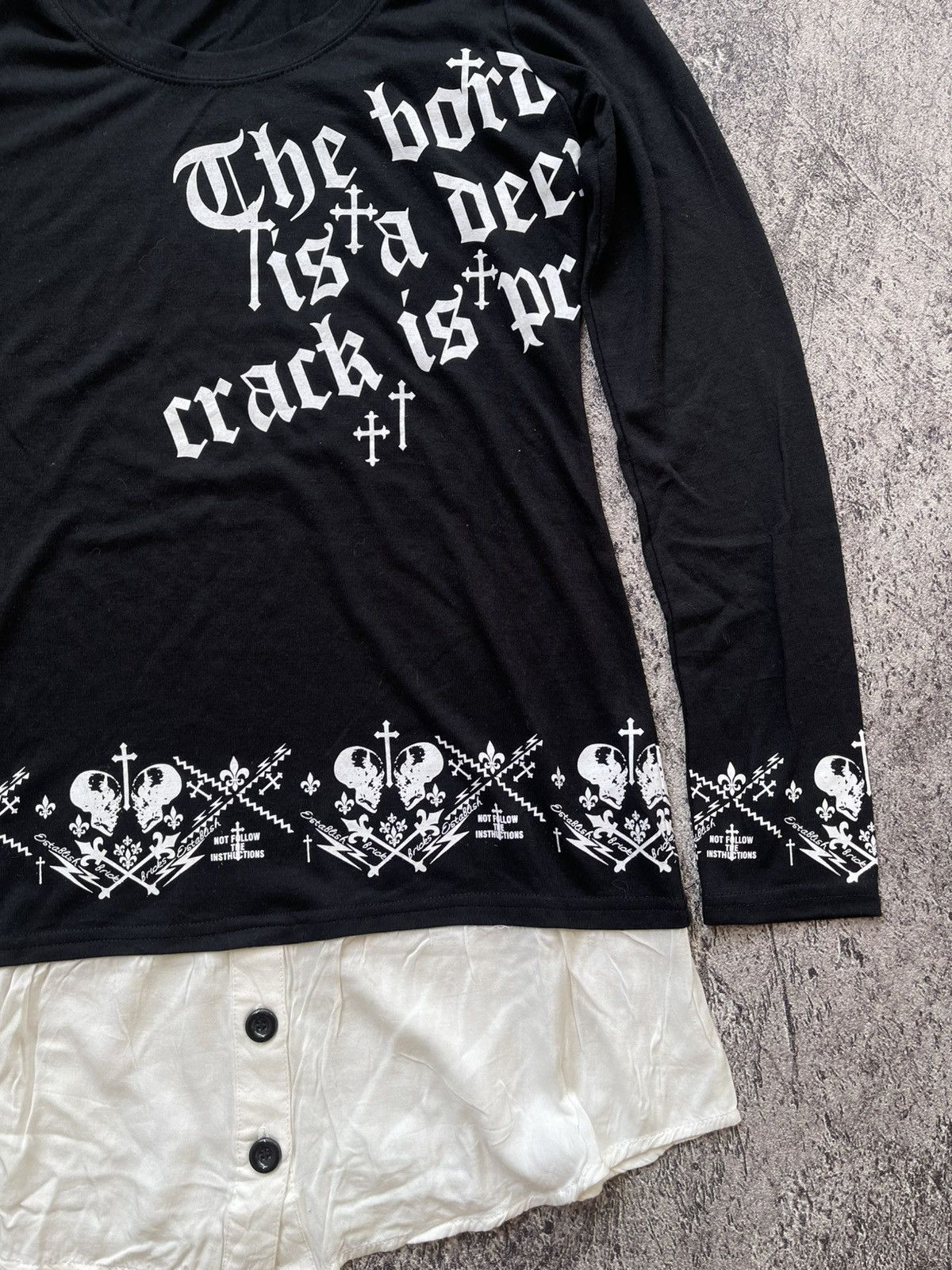 Hysteric Glamour Y2K Ghost of Harlem ifsixwasnine long sleeve Size S / US 4 / IT 40 - 2 Thumbnail