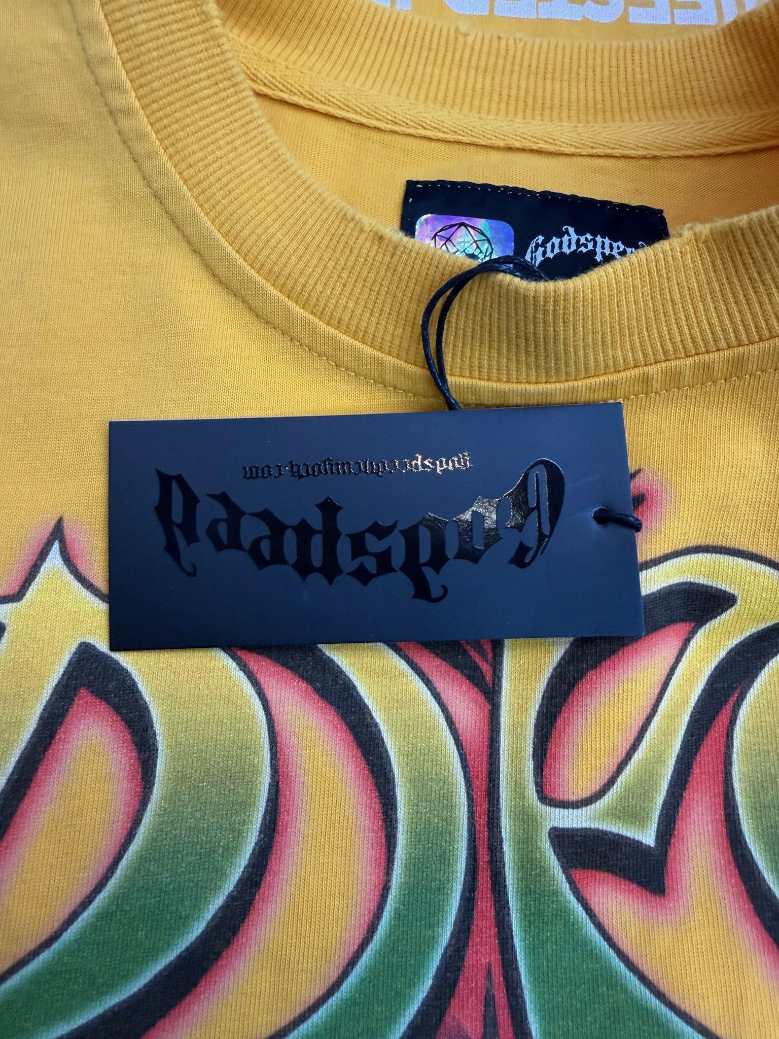 Godspeed Godspeed "Indoor Gelato" Tee (Yellow) Size US M / EU 48-50 / 2 - 5 Thumbnail