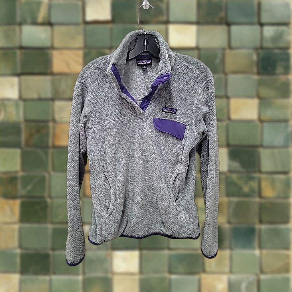Patagonia Patagonia Gray Re-Tool Snap-T Pullover Womens Size M Size M / US 6-8 / IT 42-44 - 1 Thumbnail