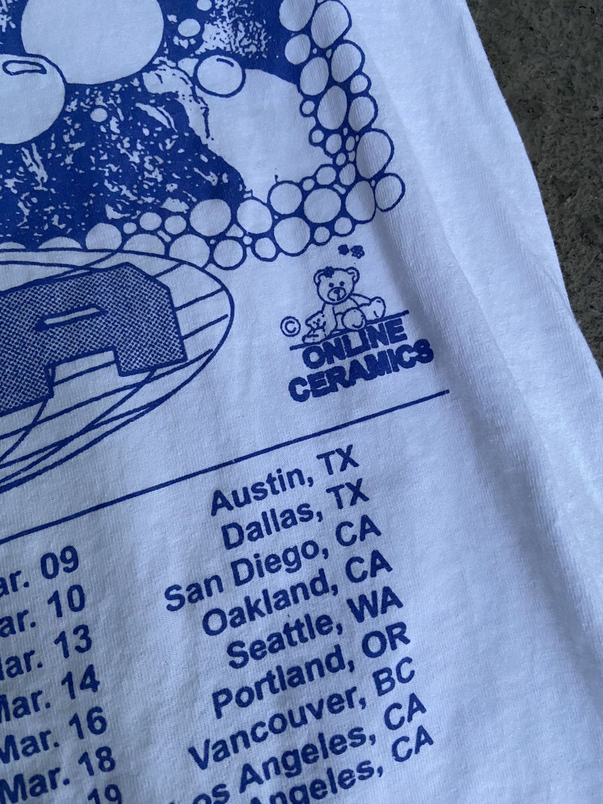 Online Ceramics Online ceramics SZA SOS tour tee Size US S / EU 44-46 / 1 - 6 Thumbnail