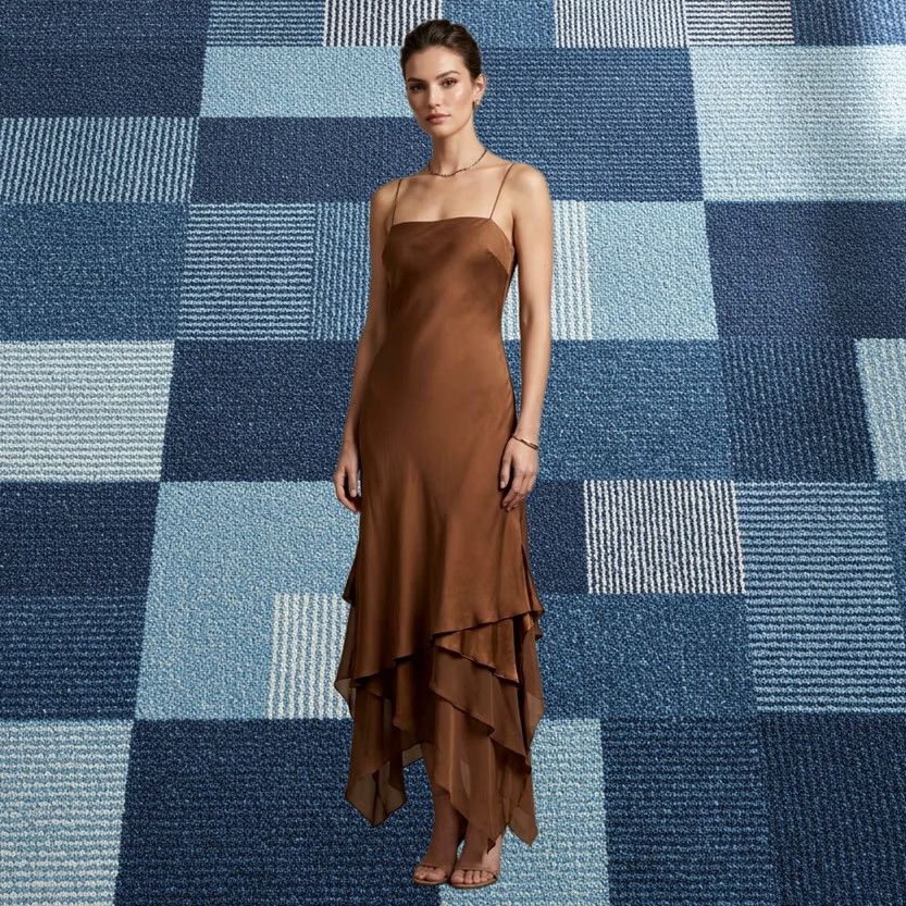 raquel allegra layering tank dress Purple Horizon Layering Tank Dress