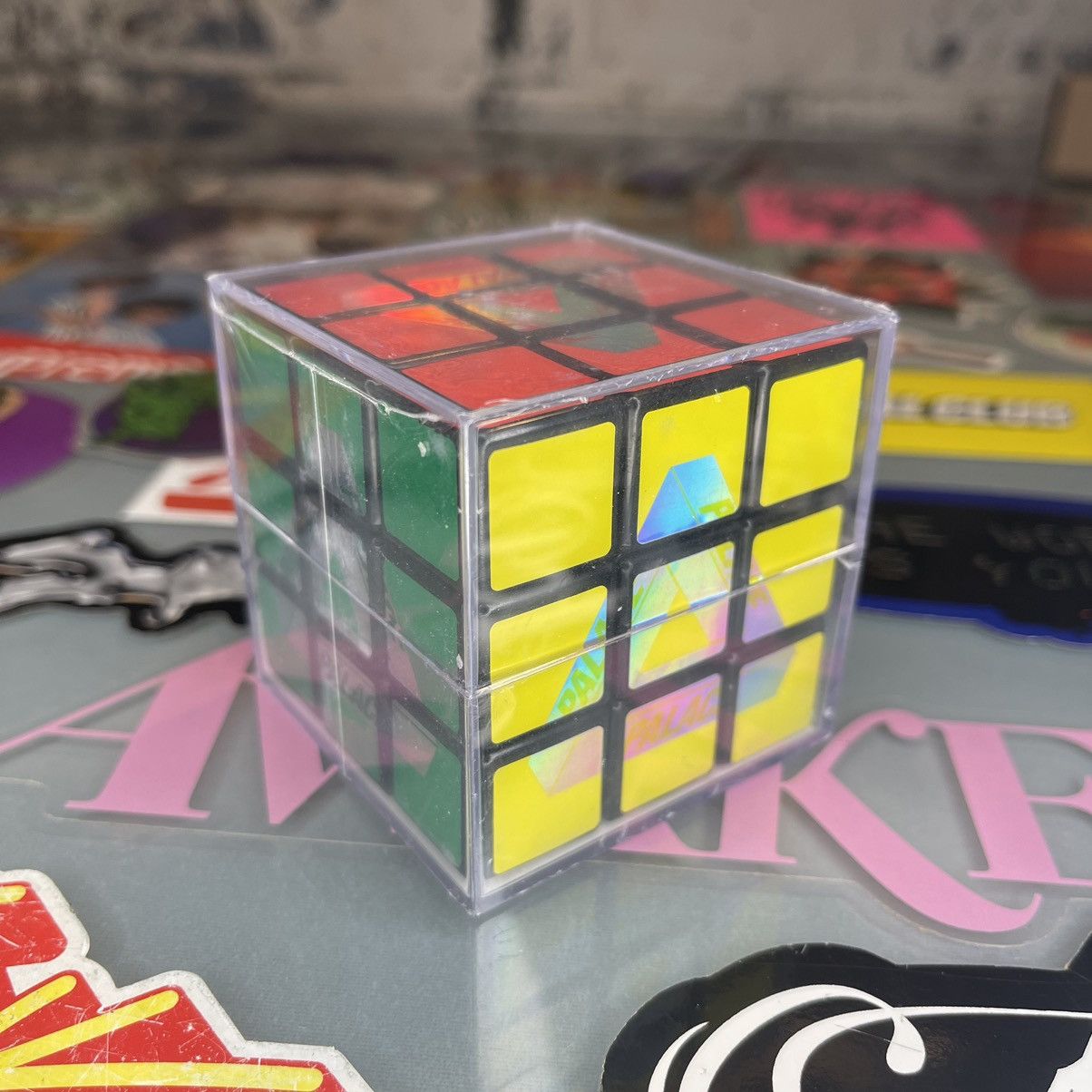 Palace Palace Logo Rubiks Cube Brand New Size ONE SIZE - 1 Thumbnail