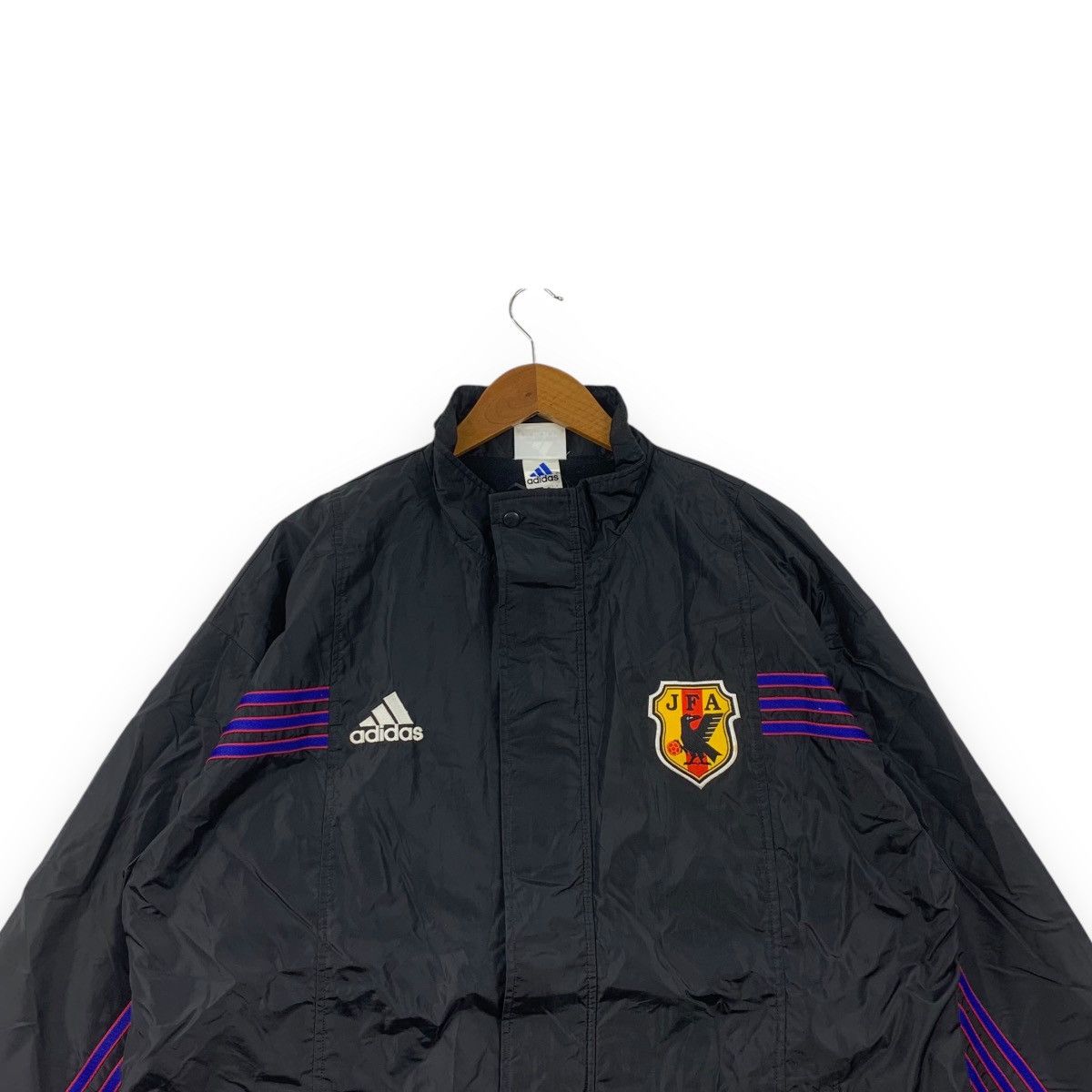 Adidas Vintage 90’ ADIDAS JAPAN NATIONAL TEAM JFA Track Jacket Size US XL / EU 56 / 4 - 2 Thumbnail