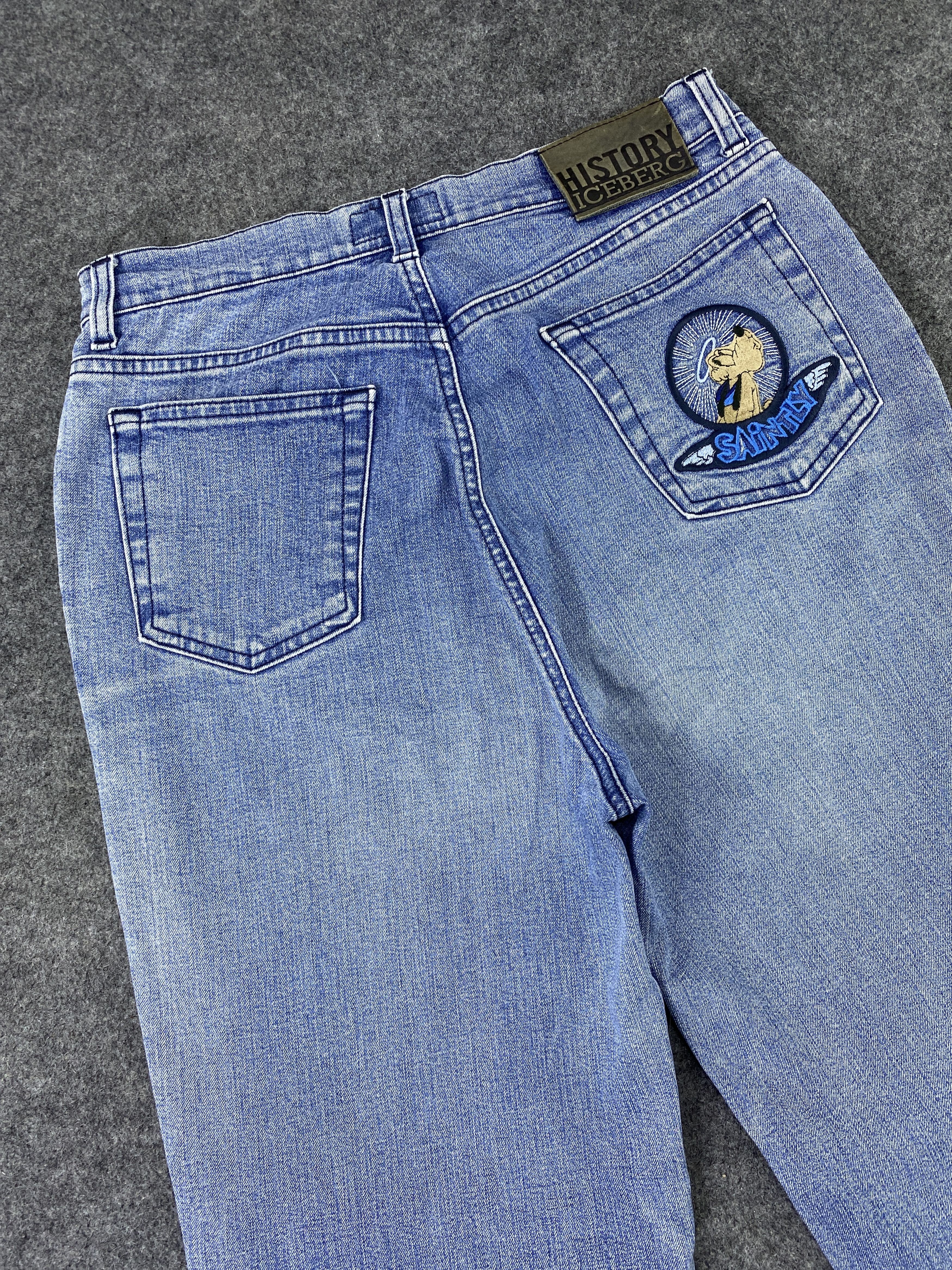 Disney Iceberg History by Disney Blue Wash Jeans - J1009 Size 27" / US 4 / IT 40 - 6 Thumbnail
