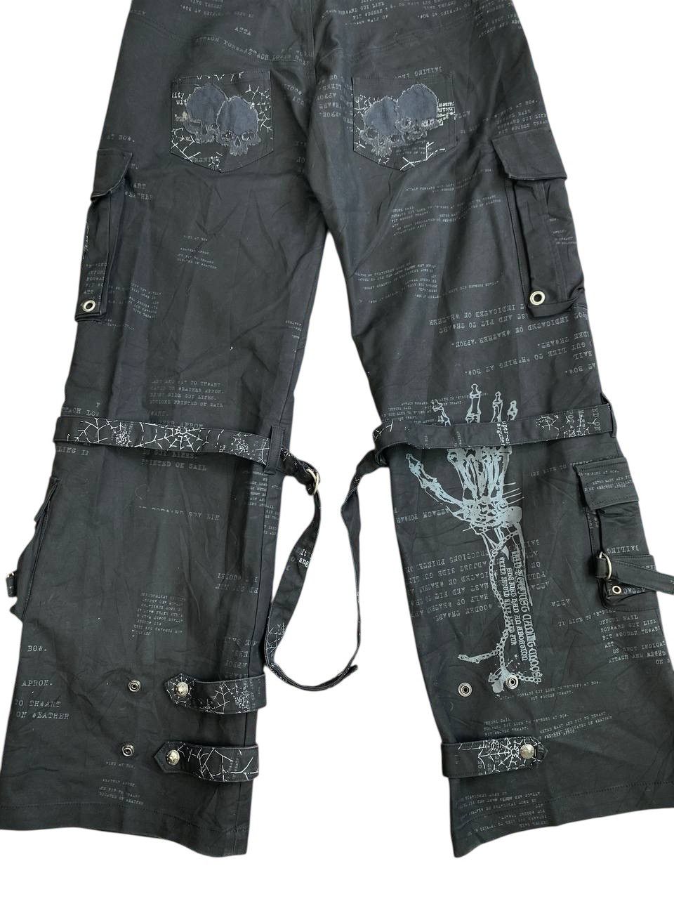 Japanese Brand Y2K H.Anachy Punk Bondage Pants Size US 34 / EU 50 - 12 Thumbnail