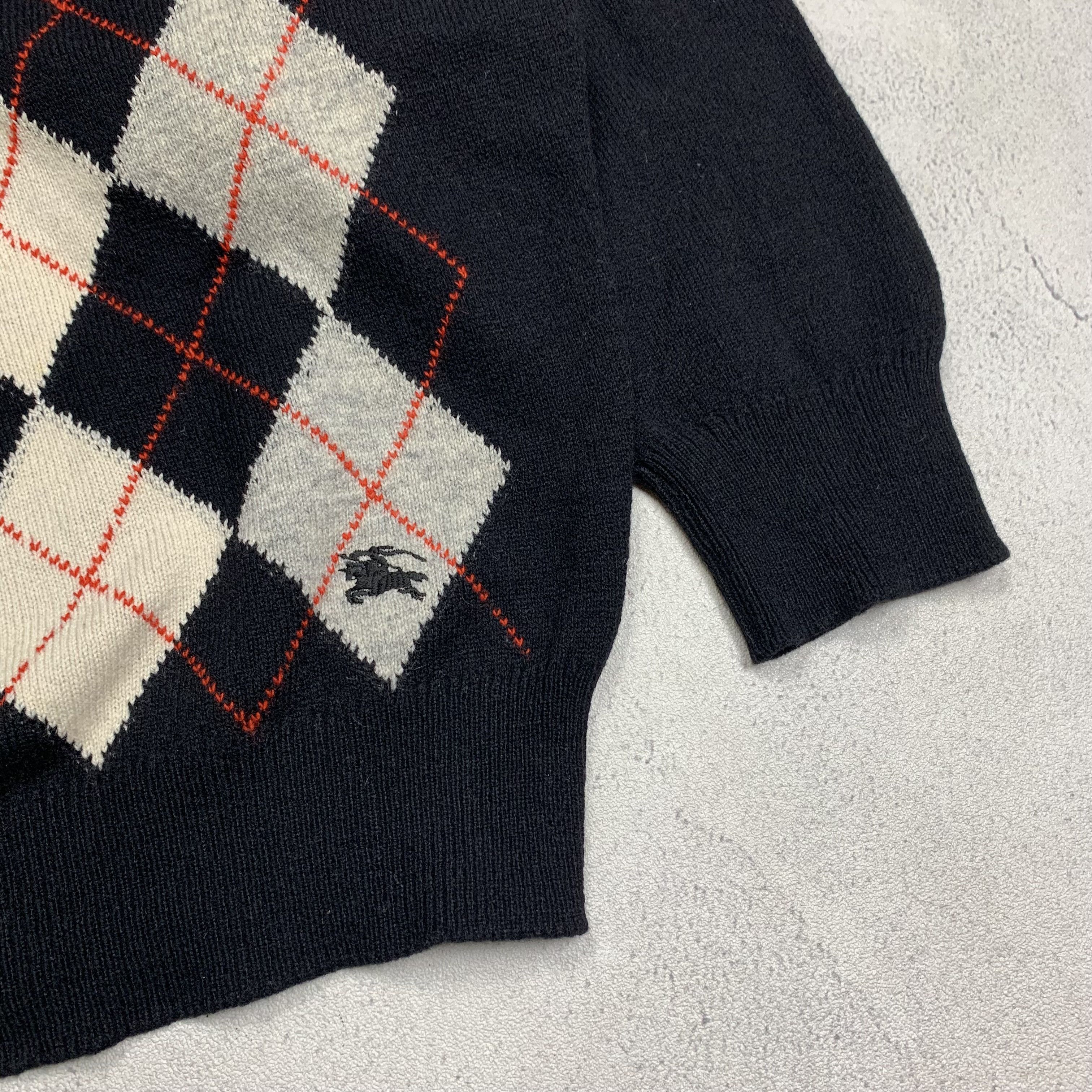 Burberry Vintage Burberry Wool Knit Sweater Size US L / EU 52-54 / 3 - 3 Thumbnail