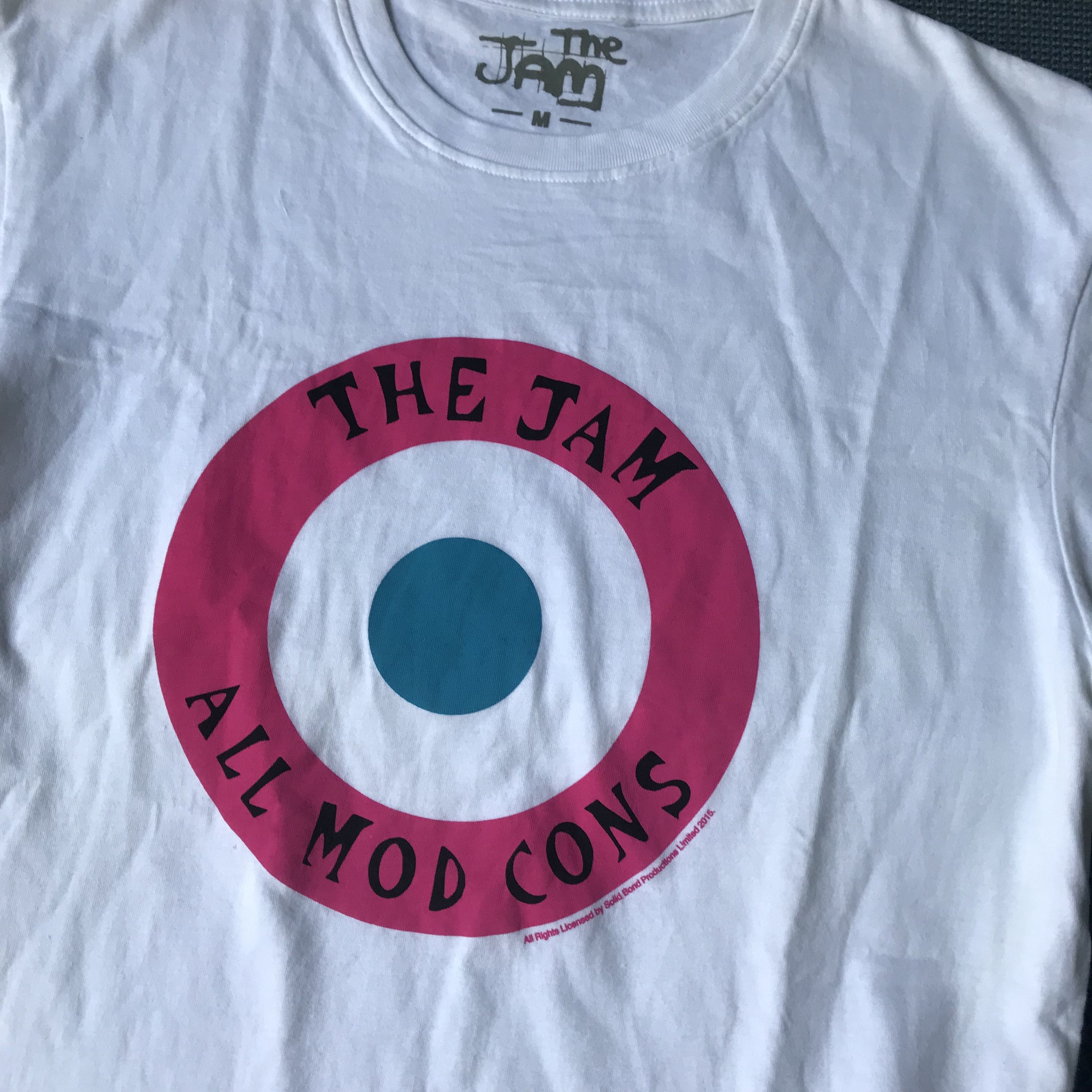 Band Tees The Jam All Mod Cons Tshirt White Mod Target band tshirt Size US M / EU 48-50 / 2 - 8 Thumbnail