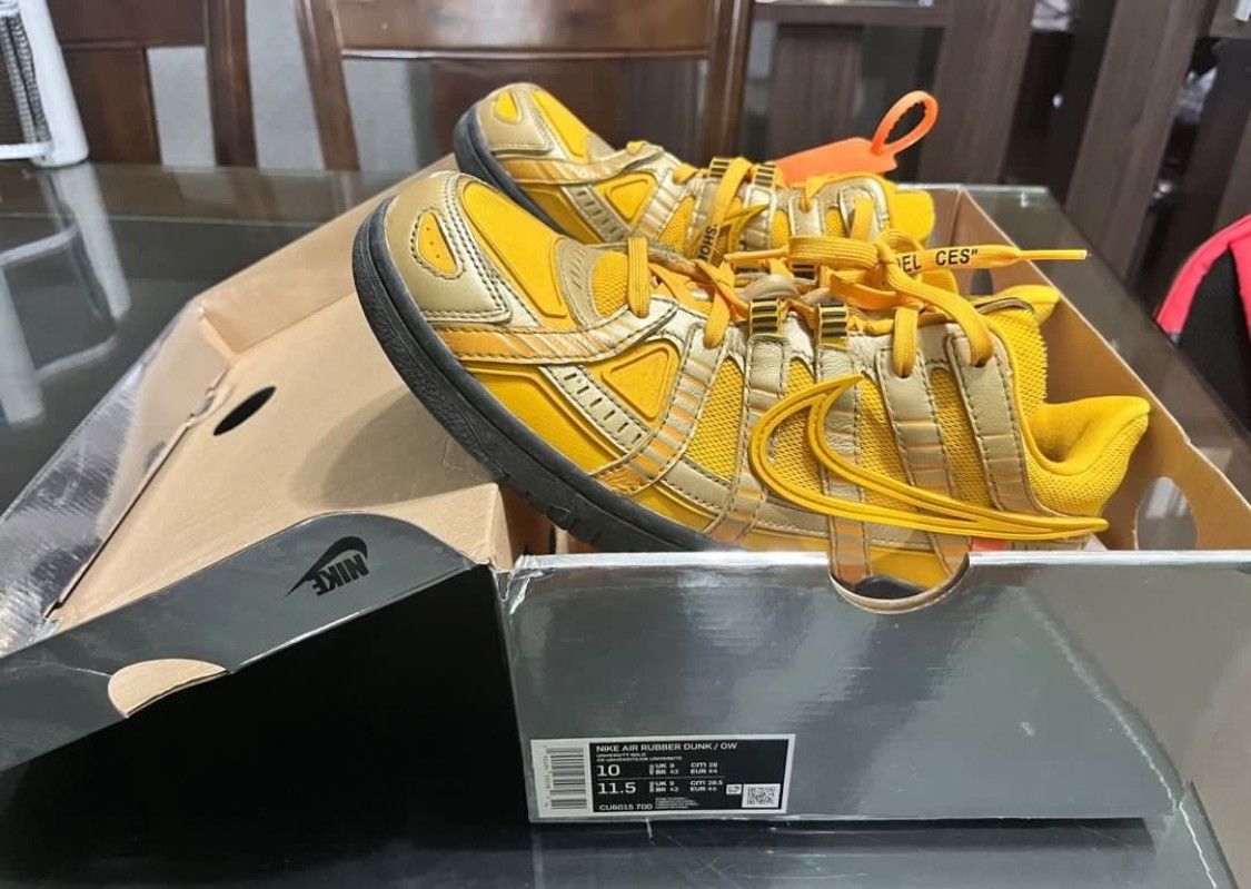 Off-White Nike Rubber Dunk X Off White Size US 10 / EU 43 - 3 Thumbnail