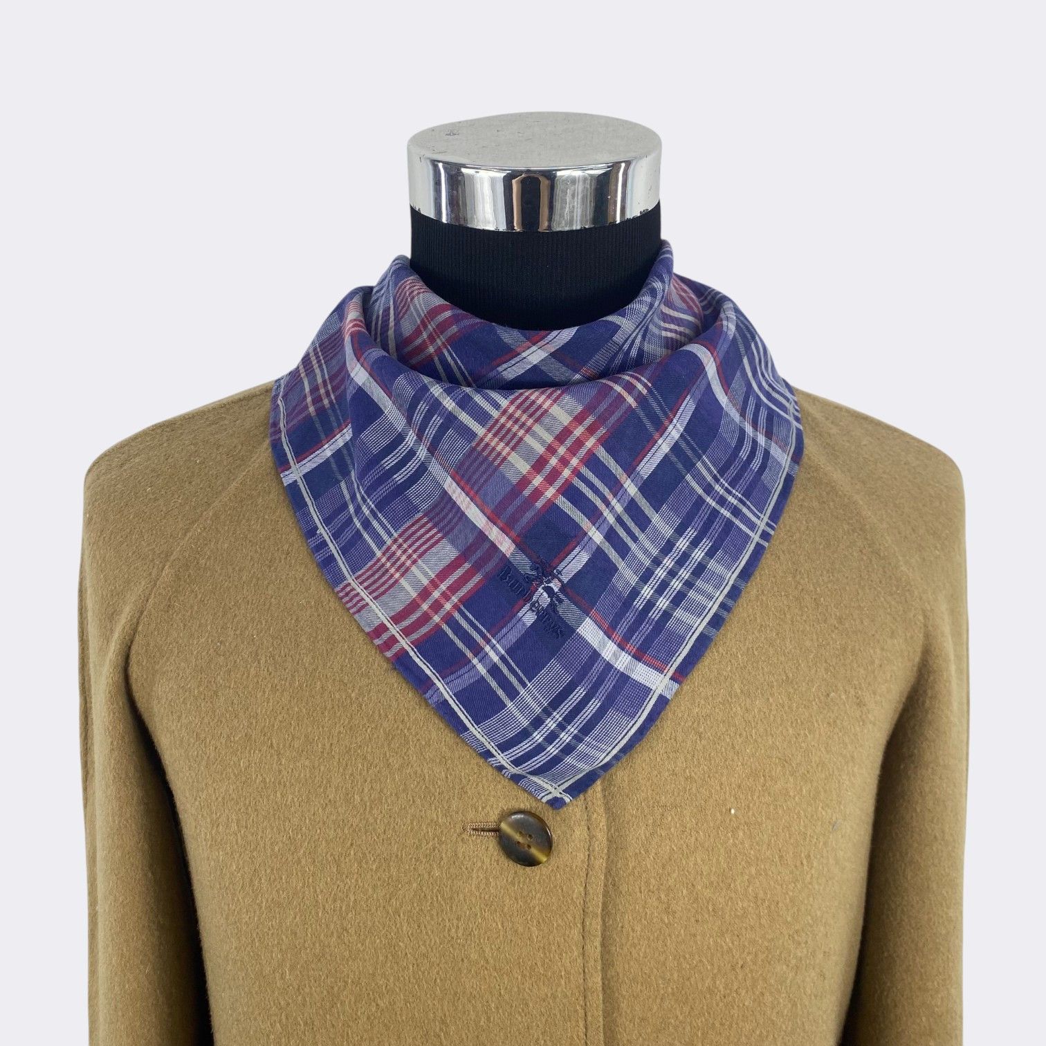 Burberry Vintage Burberry Handkerchief Neckerchief Bandana H117R Size ONE SIZE - 2 Thumbnail
