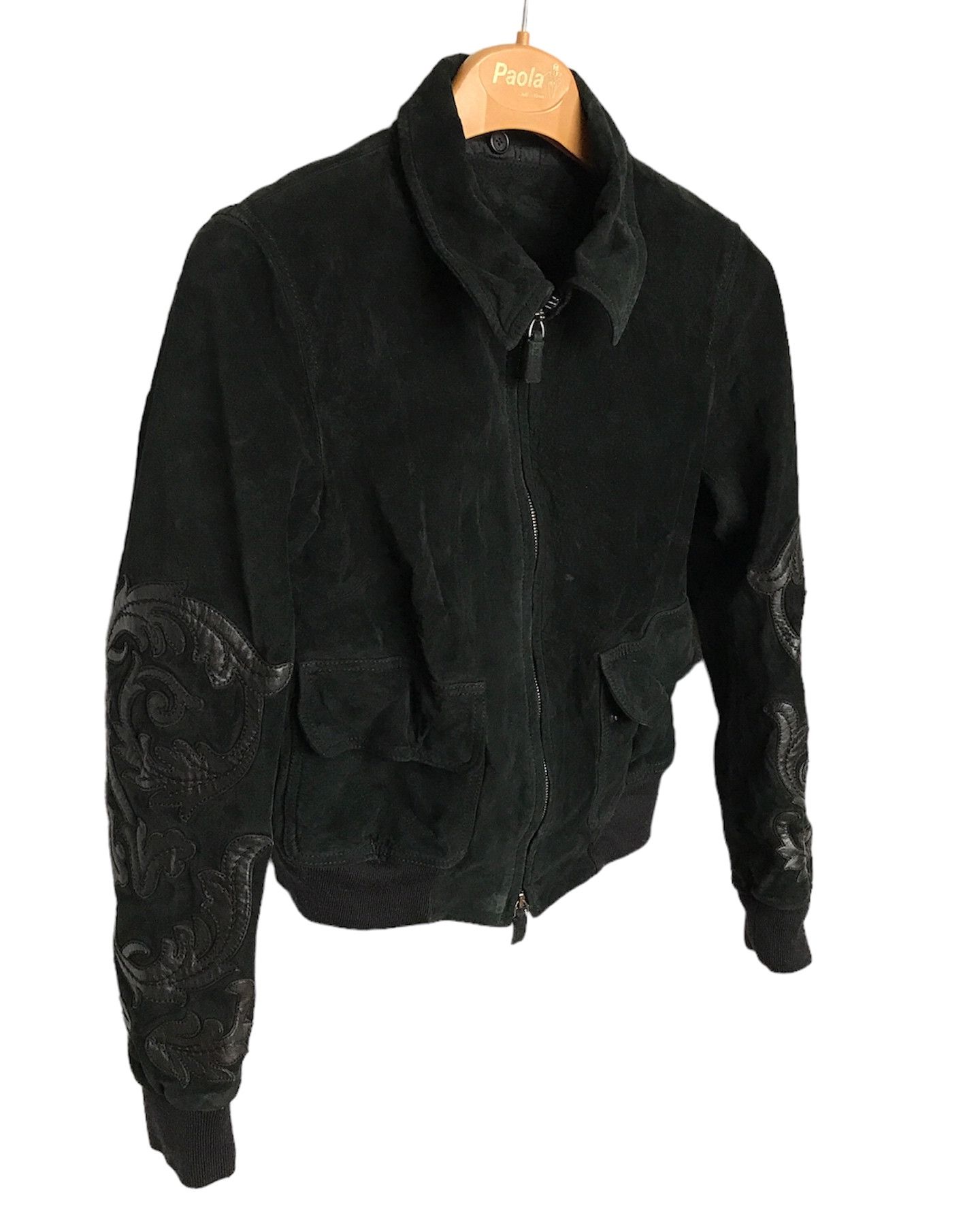 Bally BALLY PIG SKIN LEATHER BOMBER SHORT JACKET DARK GREEN Size M / US 6-8 / IT 42-44 - 2 Thumbnail