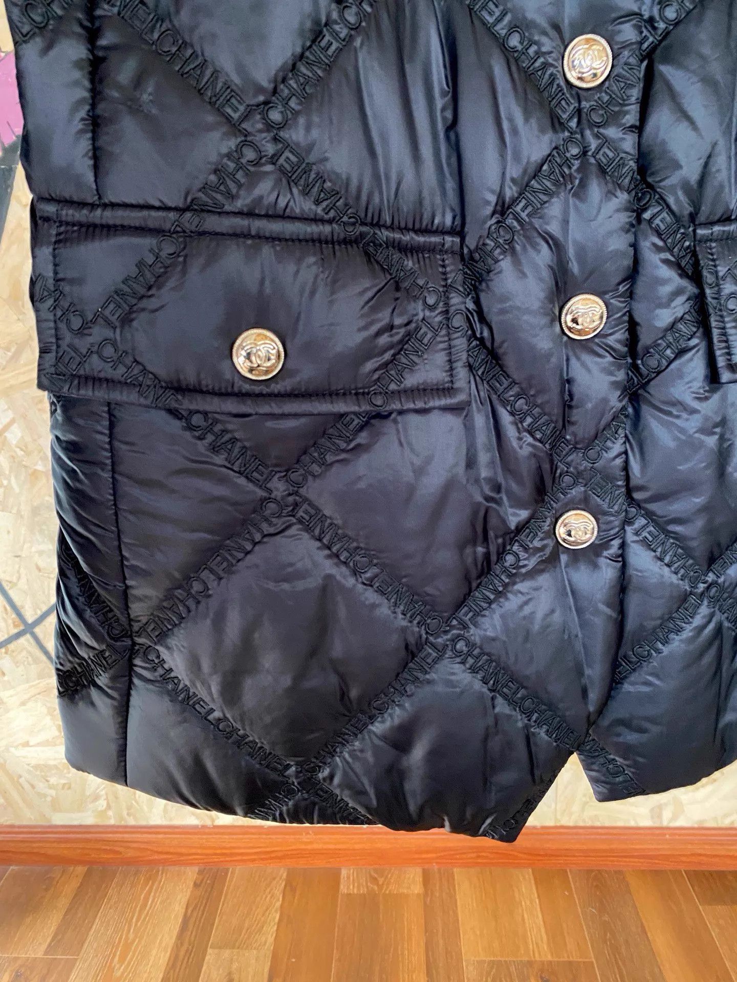 Chanel CHANEL mixed silk canvas cotton jacket 38 Size S / US 4 / IT 40 - 5 Thumbnail