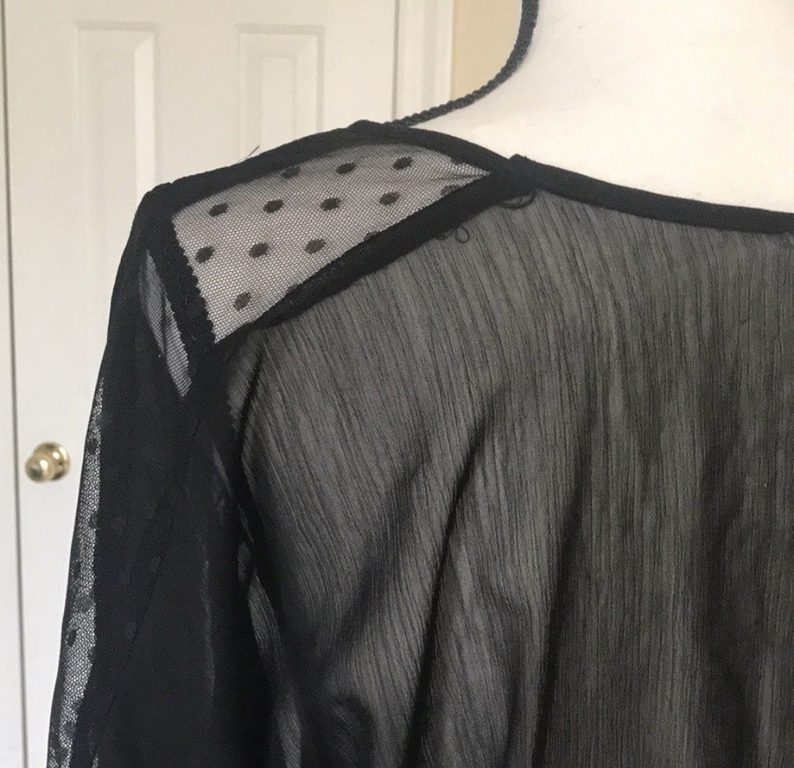 Other DOLLHOUSE 3/4 SLEEVE SHEER BLOUSE TOP Size M / US 6-8 / IT 42-44 - 6 Thumbnail