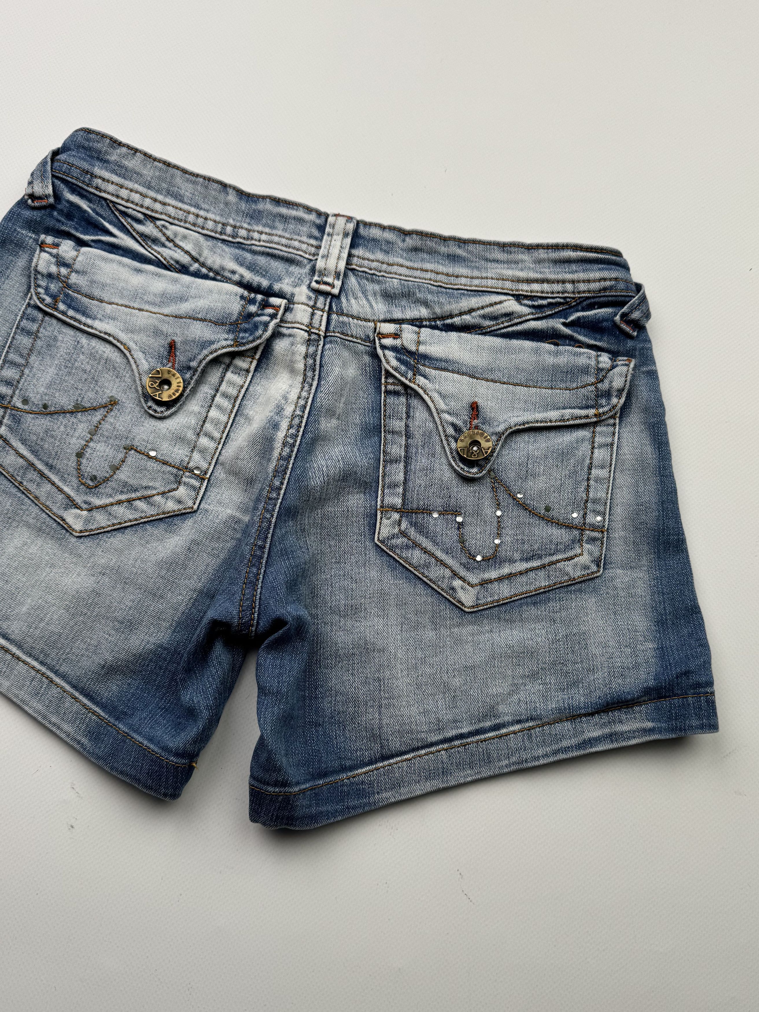 Vintage Vintage Mini Shorts B661(V382)E2 Size 25" / US 0 / IT 36 - 8 Thumbnail