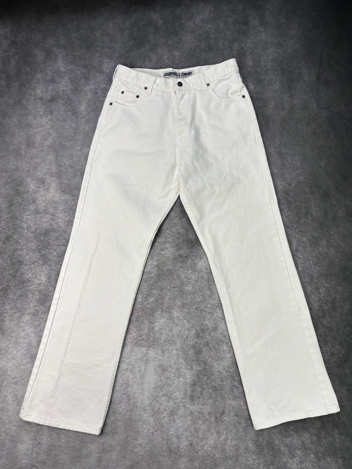Carhartt × Vintage 1990s Work Denim 90s Vintage JEANWORKS Heavy Painter Jeans Size US 30 / EU 46 - 4 Thumbnail