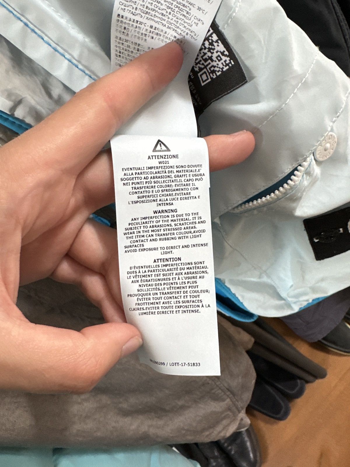 Stone Island Stone Island Reflective NY Jersey-R Size ONE SIZE - 7 Thumbnail