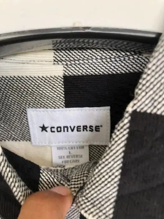 Converse Converse Checked plaid tartan flannel shirt 👕 Size US L / EU 52-54 / 3 - 3 Thumbnail