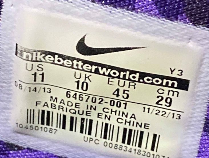 Nike Nike Lebron 11 BHM Size 11 Size US 11 / EU 44 - 7 Thumbnail