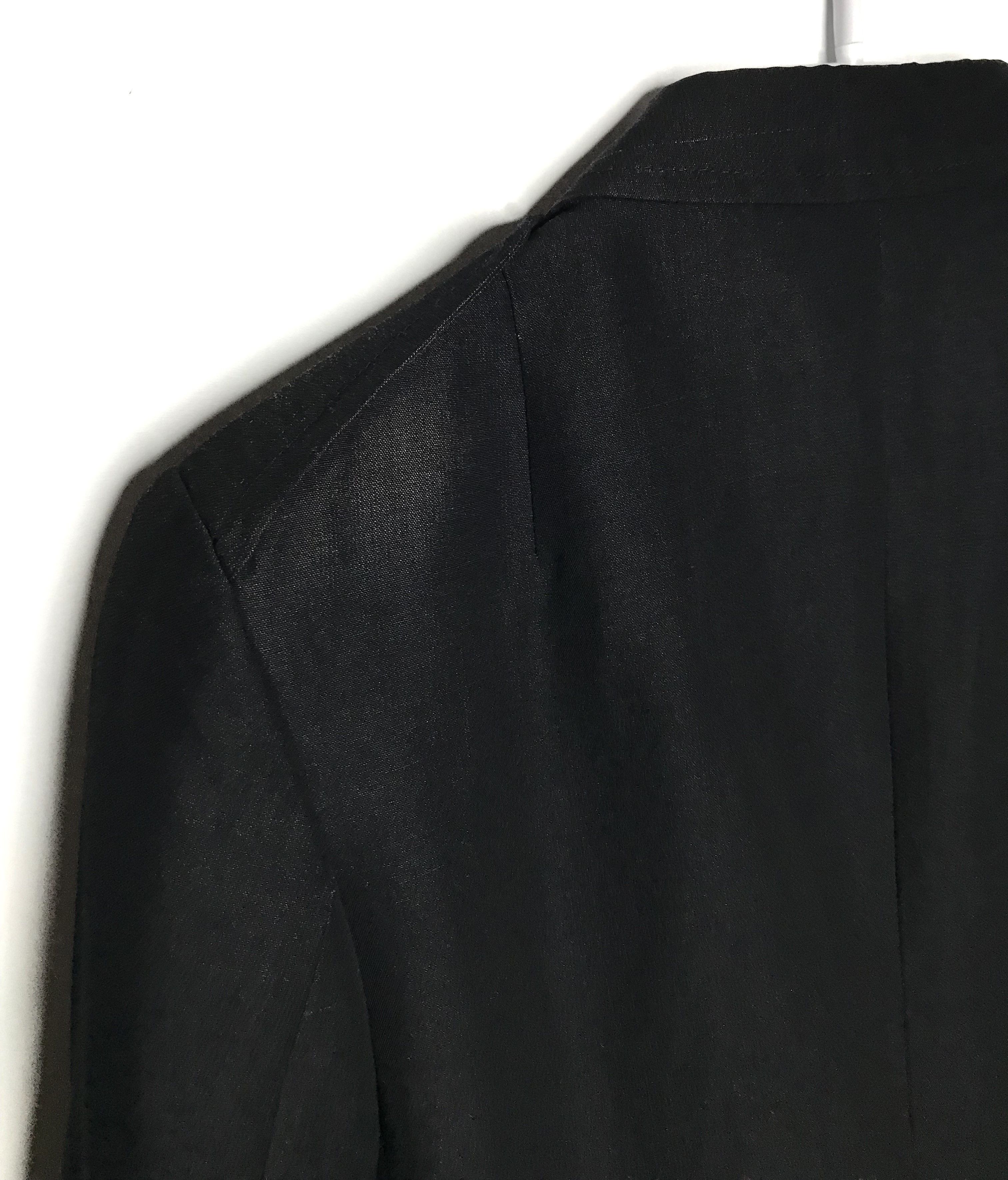 Dries Van Noten Dries Van Noten Women Single-Breasted Blazer Belt Black Size S / US 4 / IT 40 - 12 Thumbnail