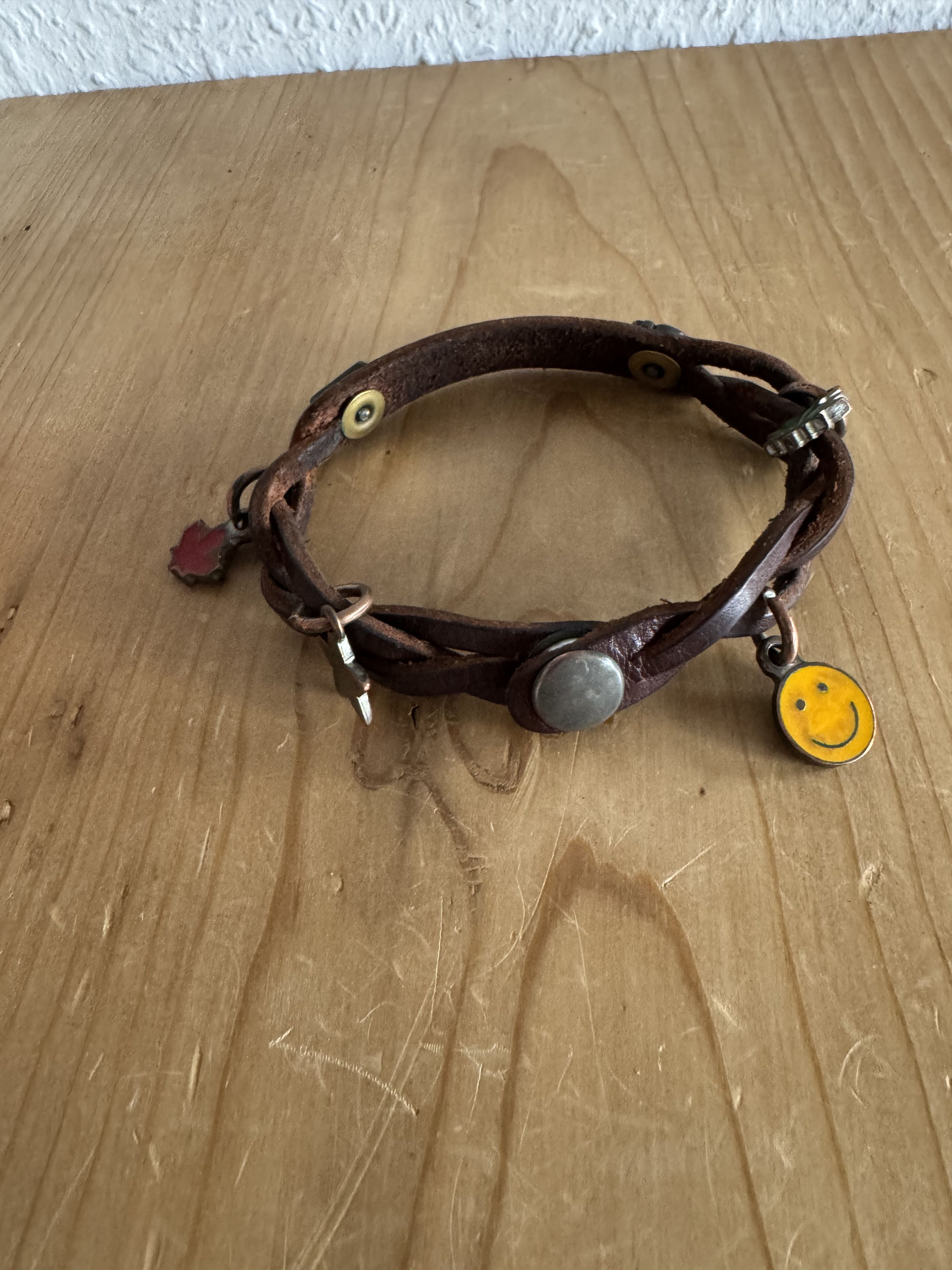 Dsquared2 Leather Charm Bracelet Size ONE SIZE - 8 Thumbnail