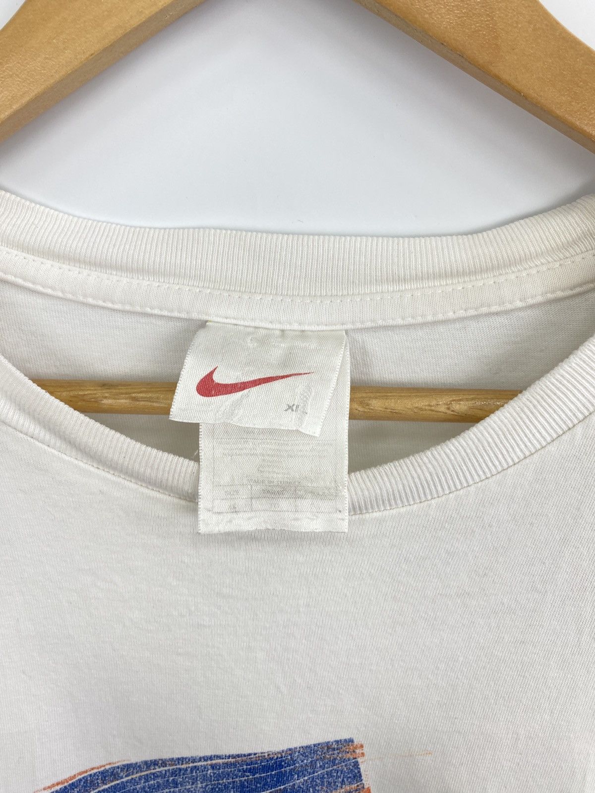 Nike 🇺🇸 Vintage Nike Atletissima 2000 T-Shirt Rare Retro Hype Size US XL / EU 56 / 4 - 5 Thumbnail