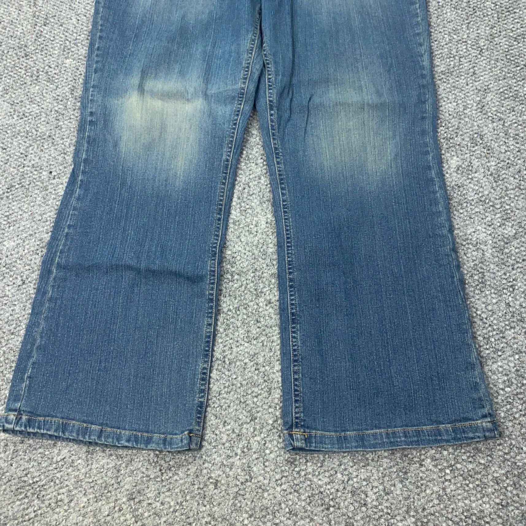 Vintage Standard Clothing Jeans Womens Size 19/20 Blue Faded Stretch Rhinestones Size 38" / US 16 / IT 52 - 6 Thumbnail
