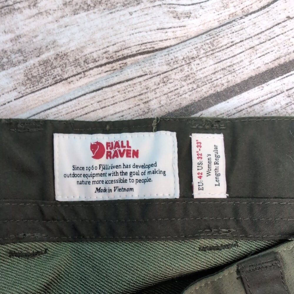 Fjallraven Fjällräven Keb Trousers Green G-1000 Trekking Hiking Pants Size 34" / US 12 / IT 48 - 9 Thumbnail