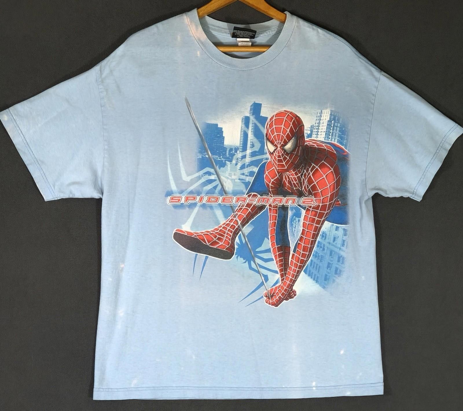 Other Vtg Y2K 2004 Spider-Man 2 Movie Promo Marvel Blue RARE Size US XL / EU 56 / 4 - 1 Thumbnail