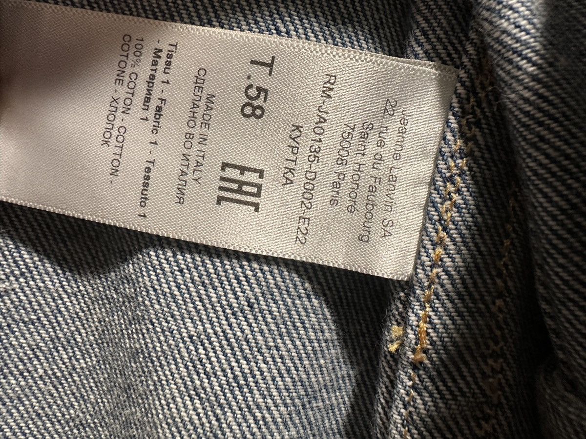 Lanvin Lanvin Denim Jacket Size US XL / EU 56 / 4 - 4 Thumbnail